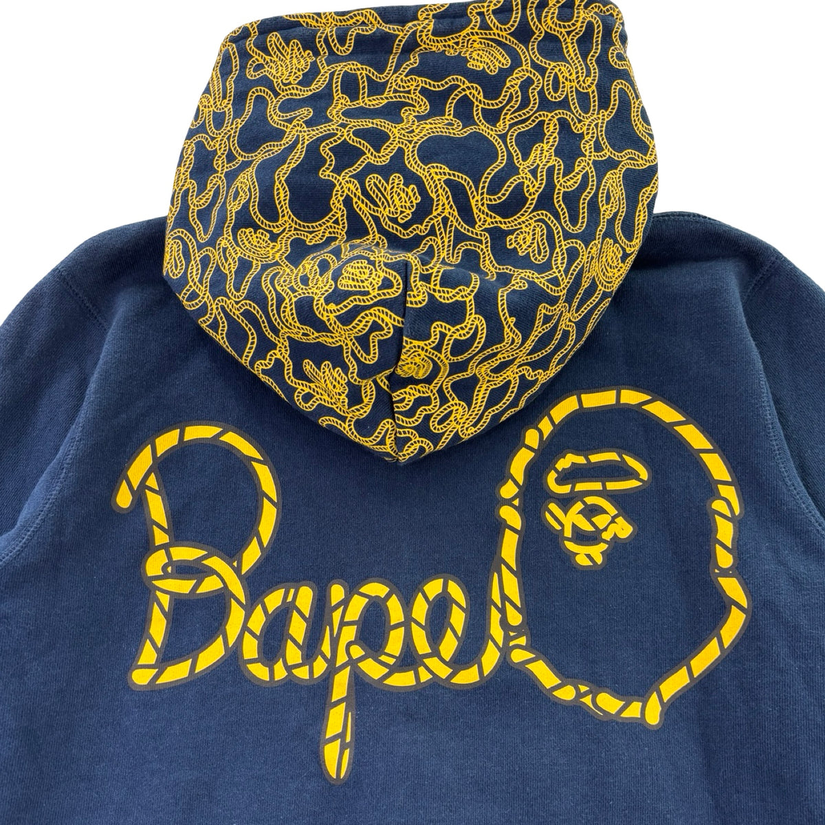 BAPE Baroque Chain Full-Zip Hoodie Navy