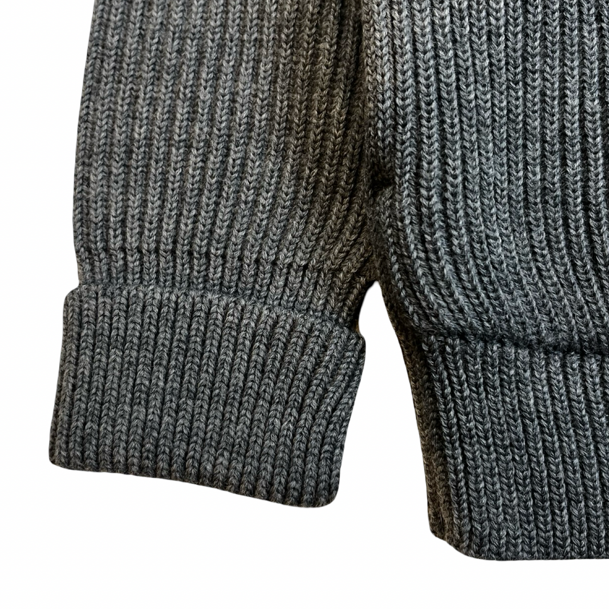 Andersen-Andersen Full-Zip Pockets Knit Cardigan Grey