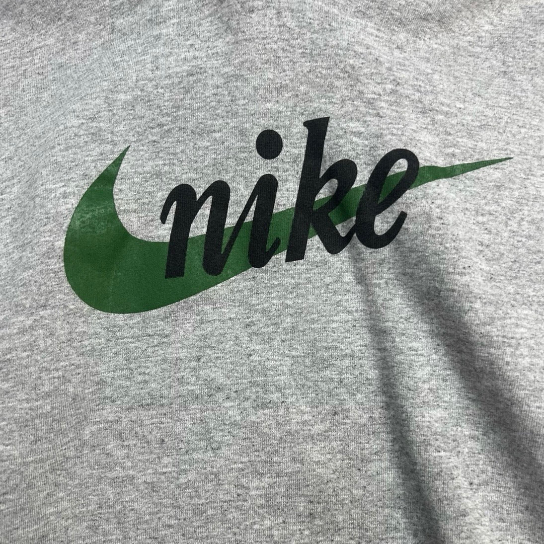 Vintage Nike Script Hoodie Grey