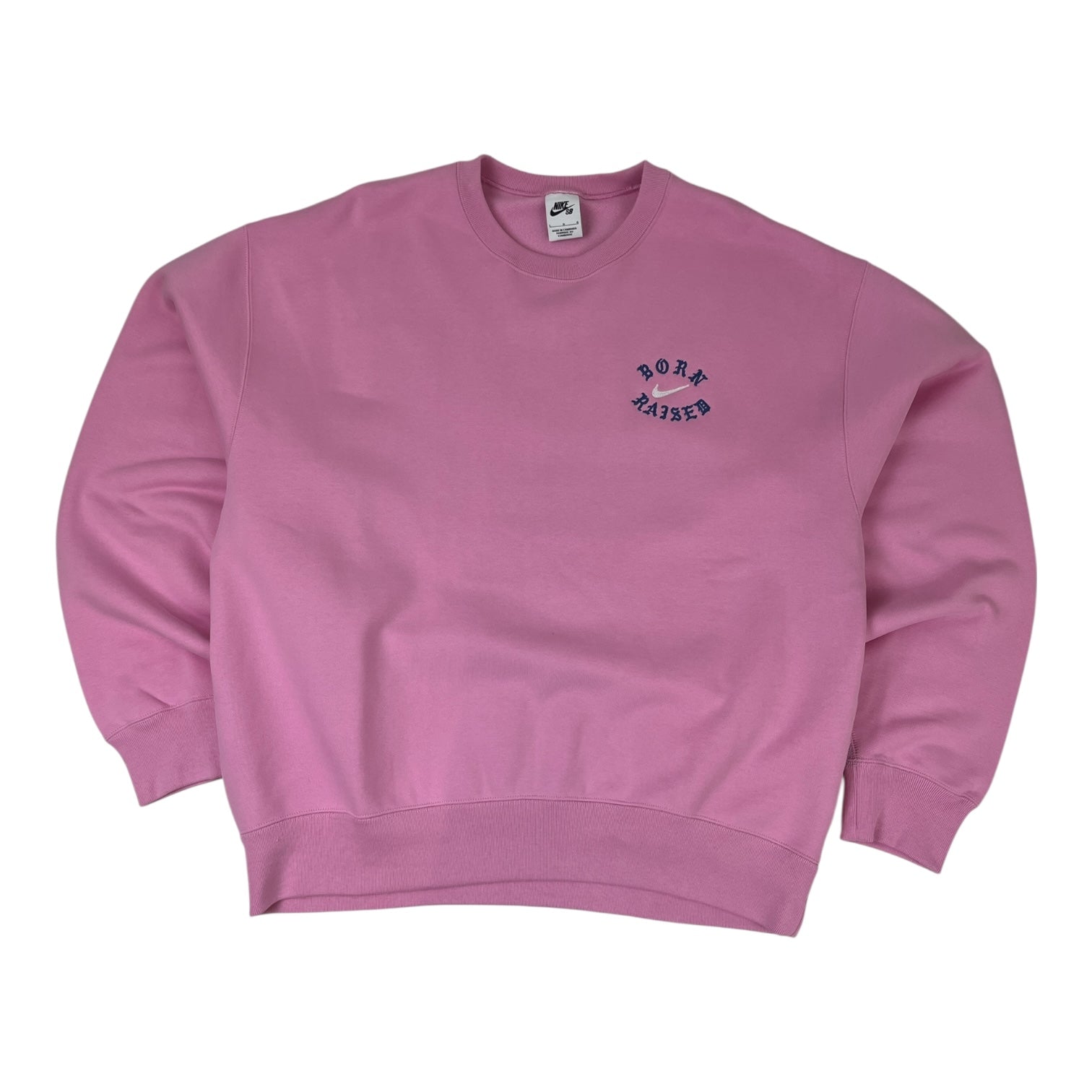 Nike SB x Born x Raised Crewneck Sweatshirt Pink