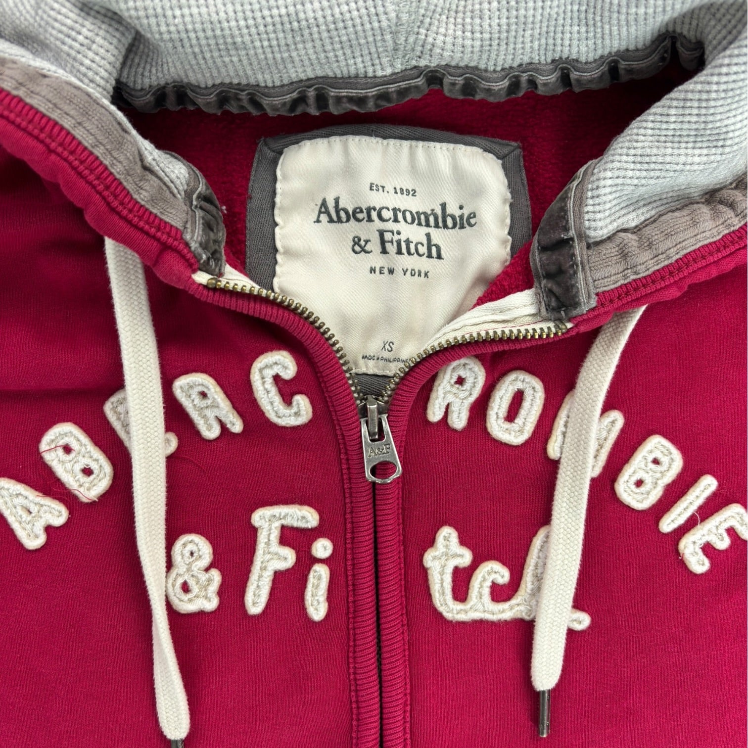 (W) Y2K Abercrombie & Fitch Hoodie Pink