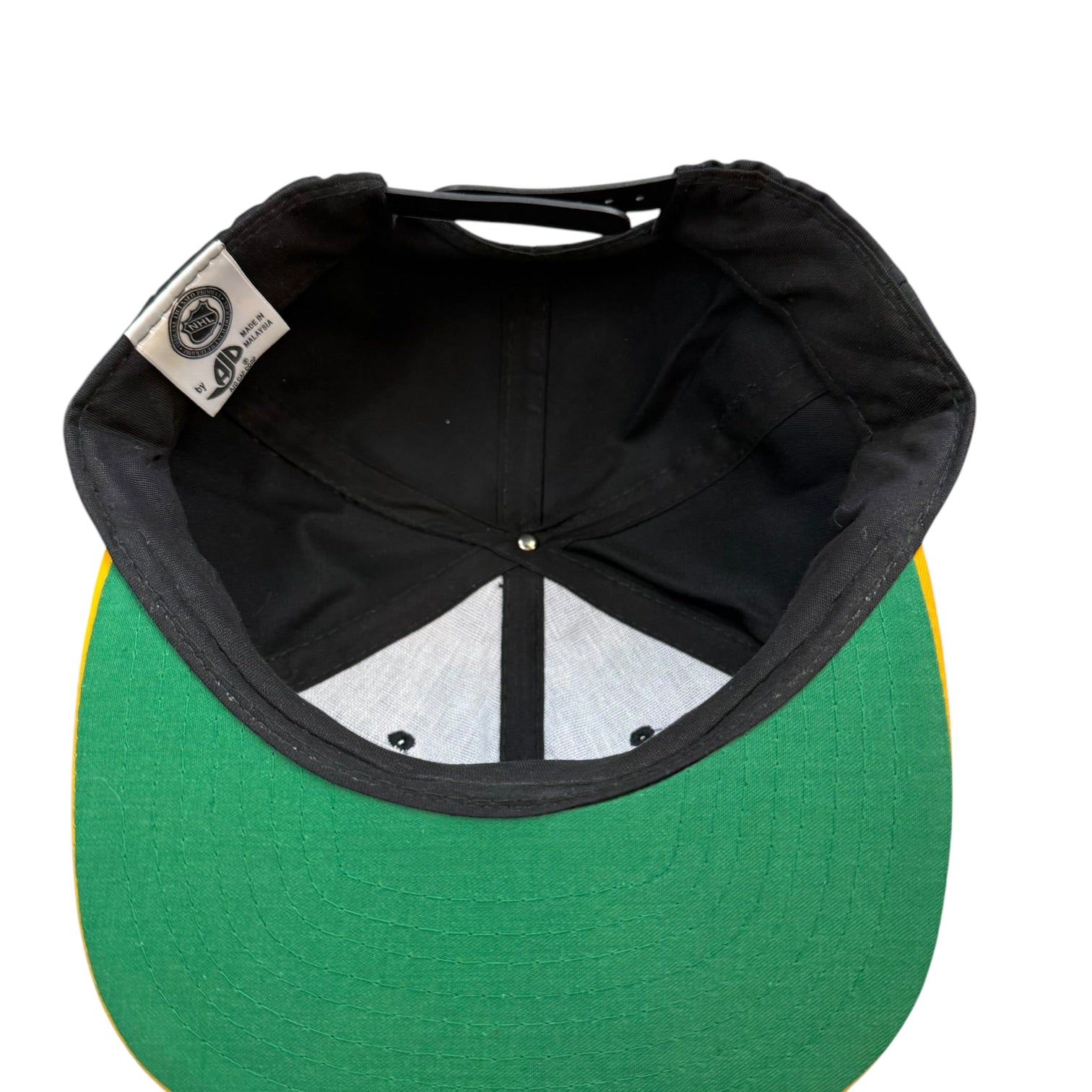 Vintage Pittsburgh Penguins SnapBack Hat Black/Yellow