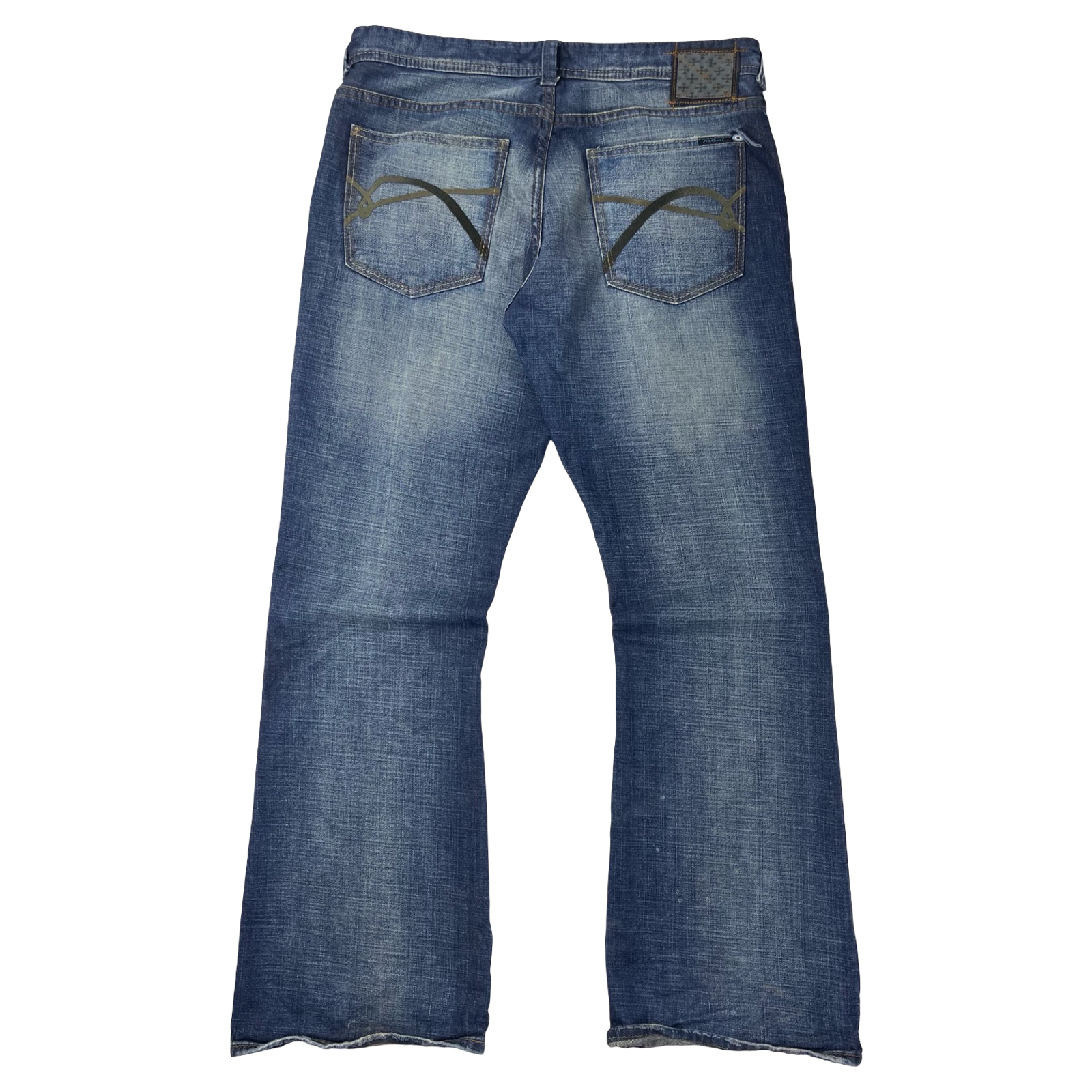 Vintage Y2K Maui Cashmere Flared Jean Pant Dark Wash