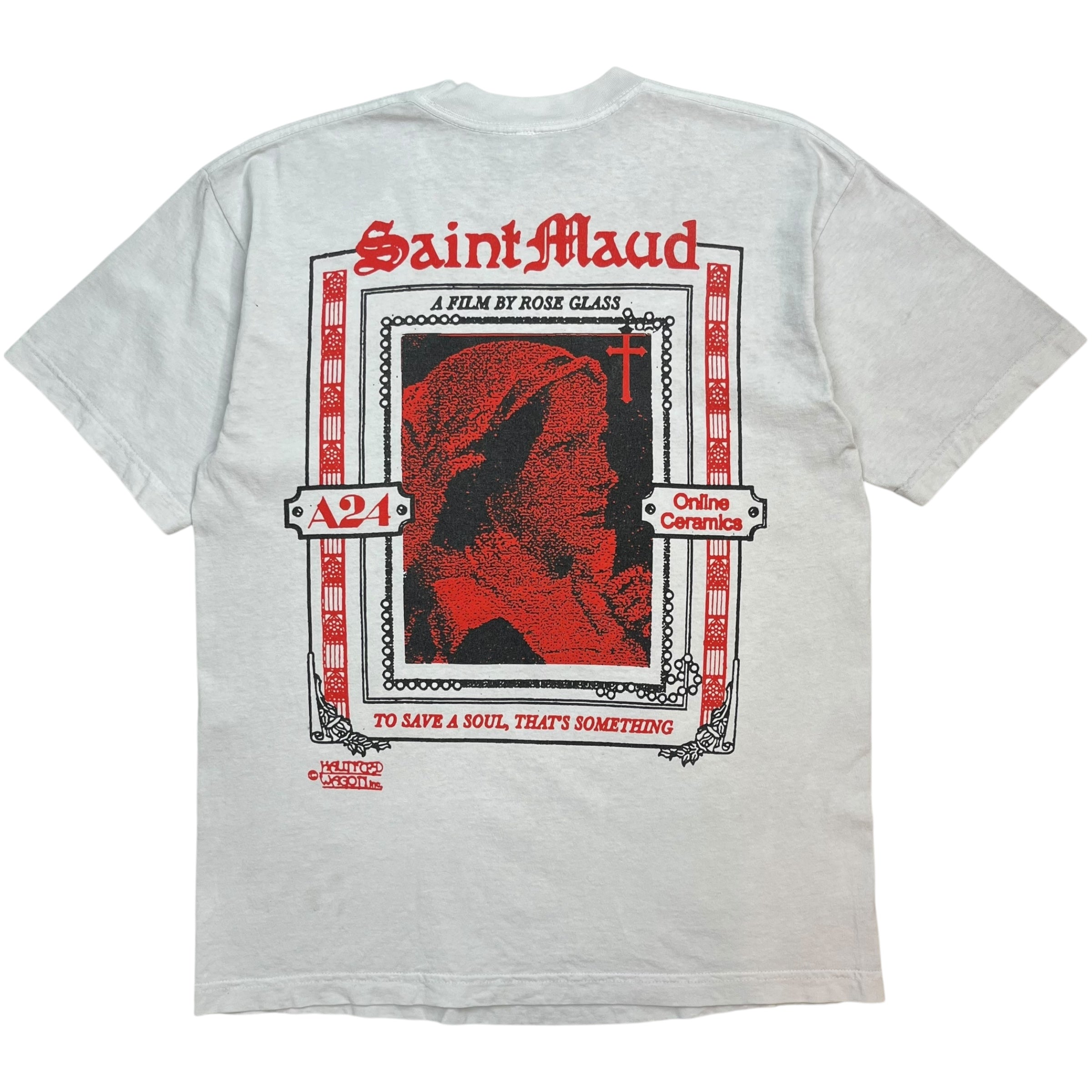 Online Ceramics A24 Saint Maud Tee White