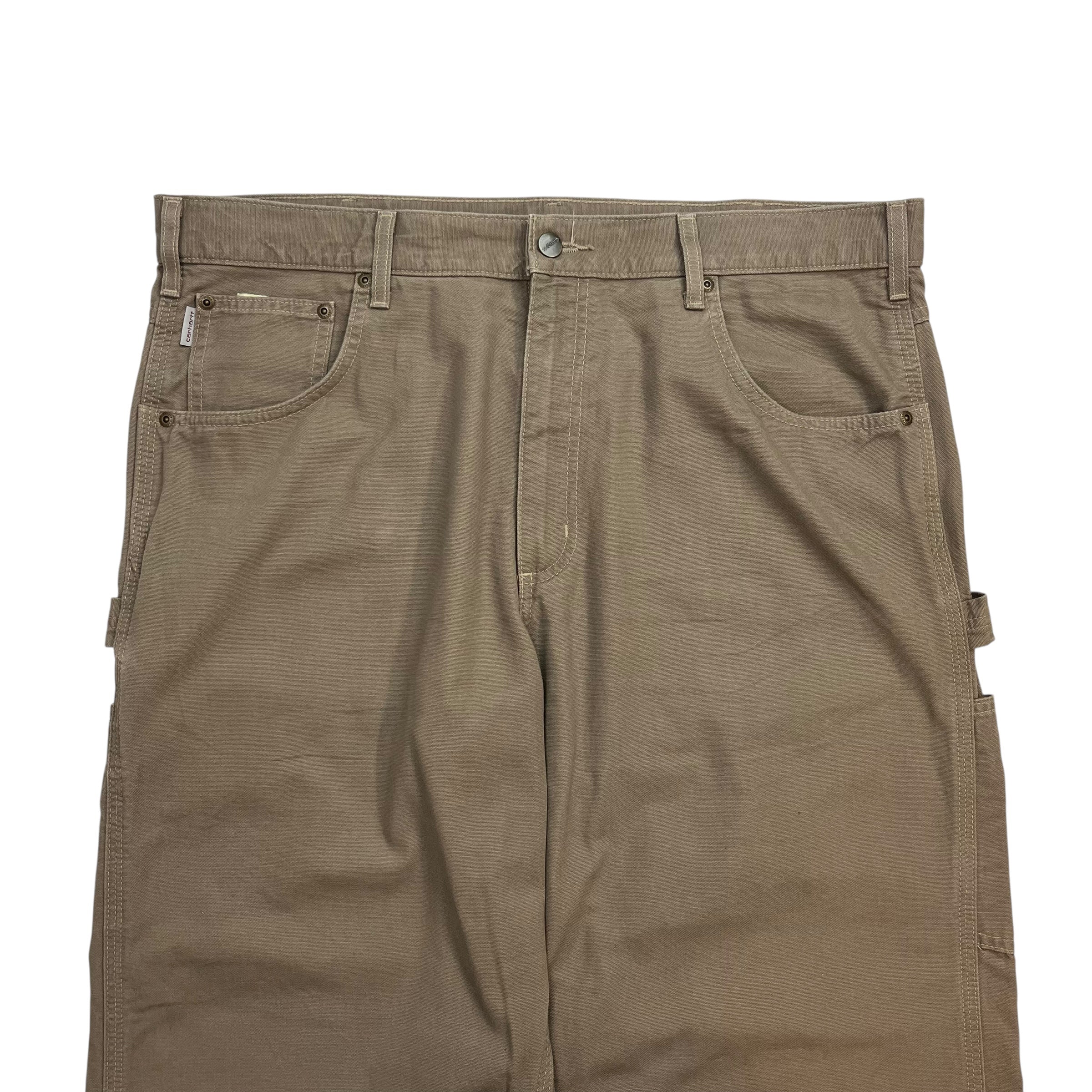 Vintage Carhartt Dungaree Pants Light Brown