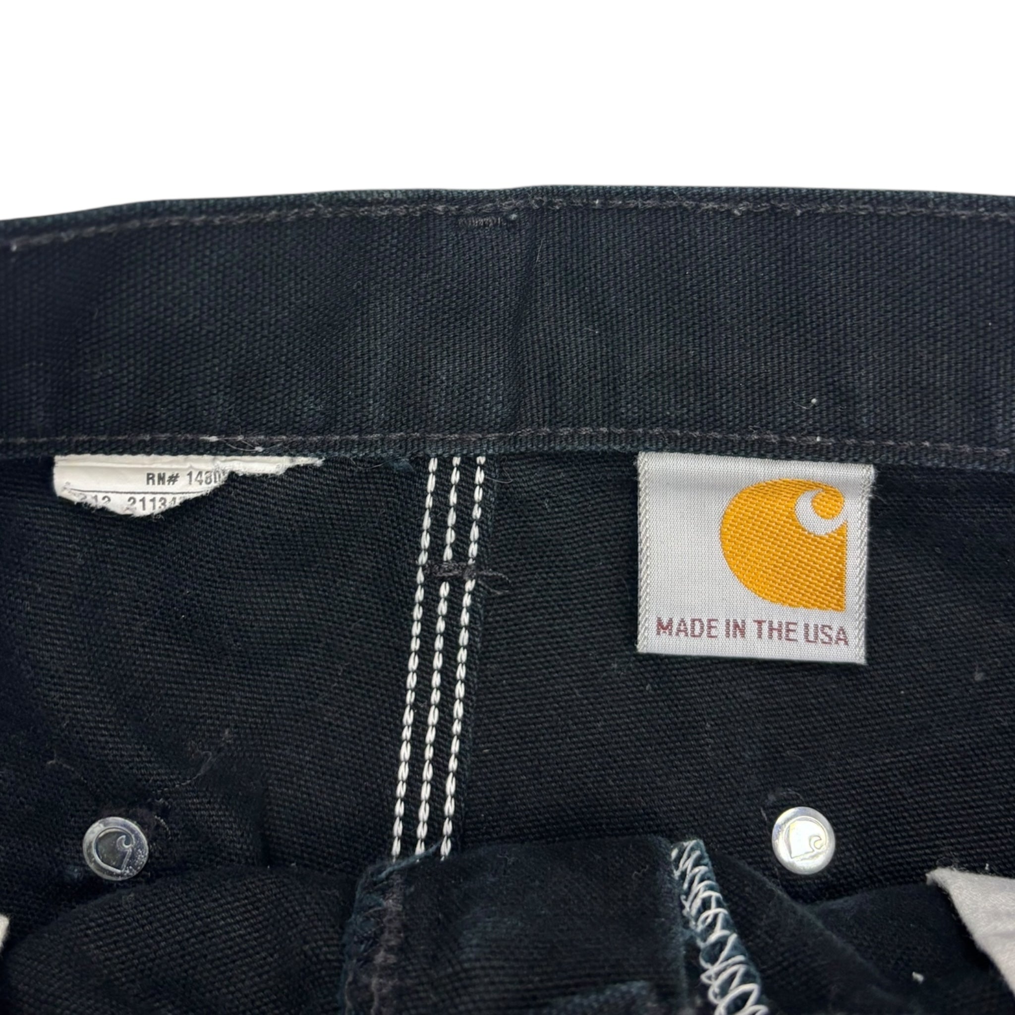 Vintage Carhartt Black Double Knee Bottoms