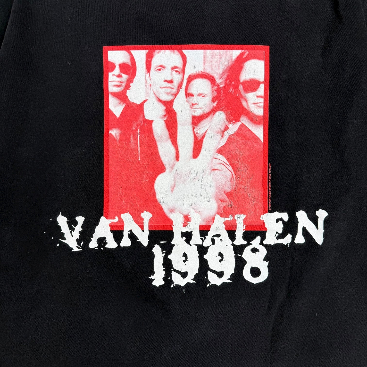 1998 Van Halen 3 U.S. Tour Tee Black