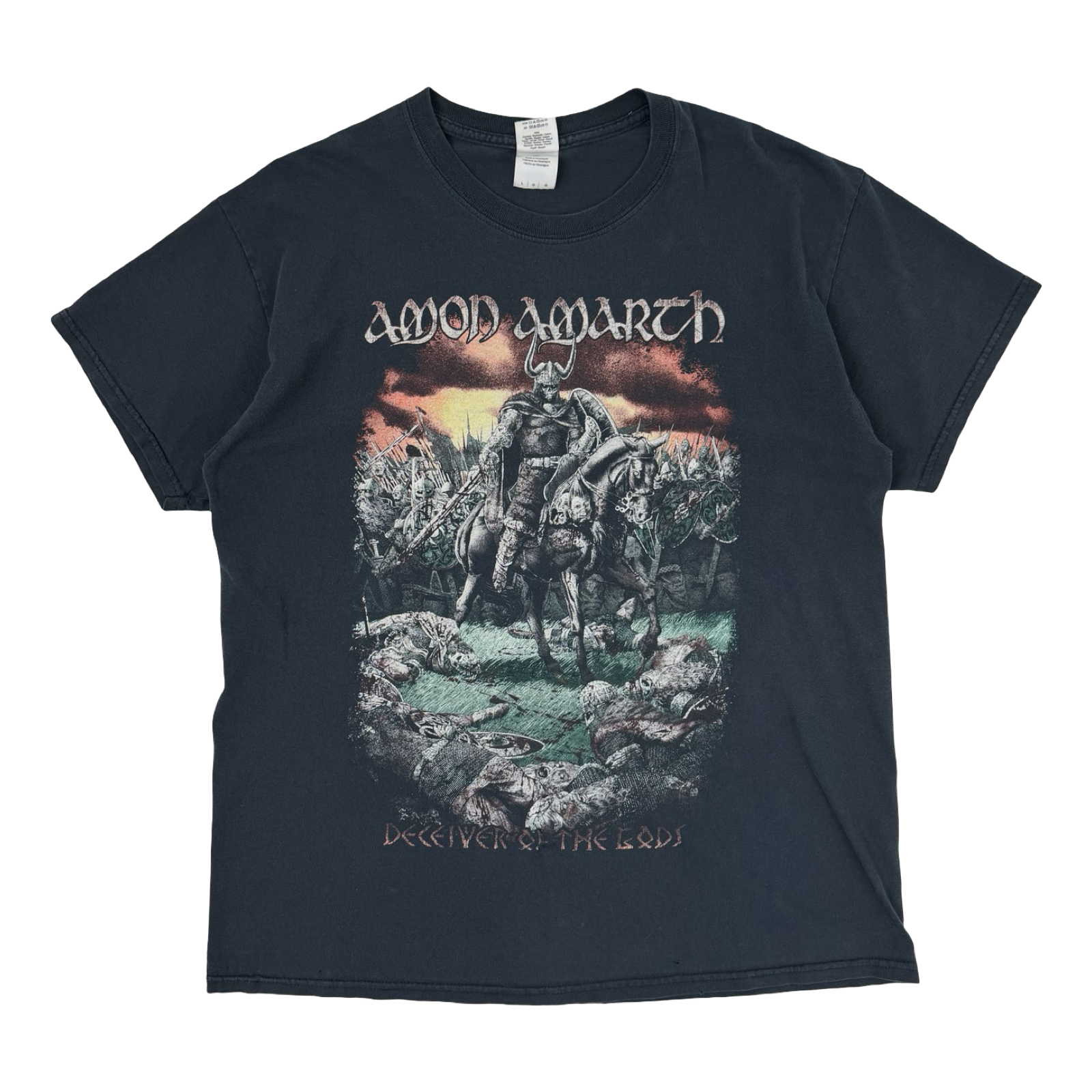 Vintage Amon Amarth Deceiver of the Gods Tour T-Shirt Black