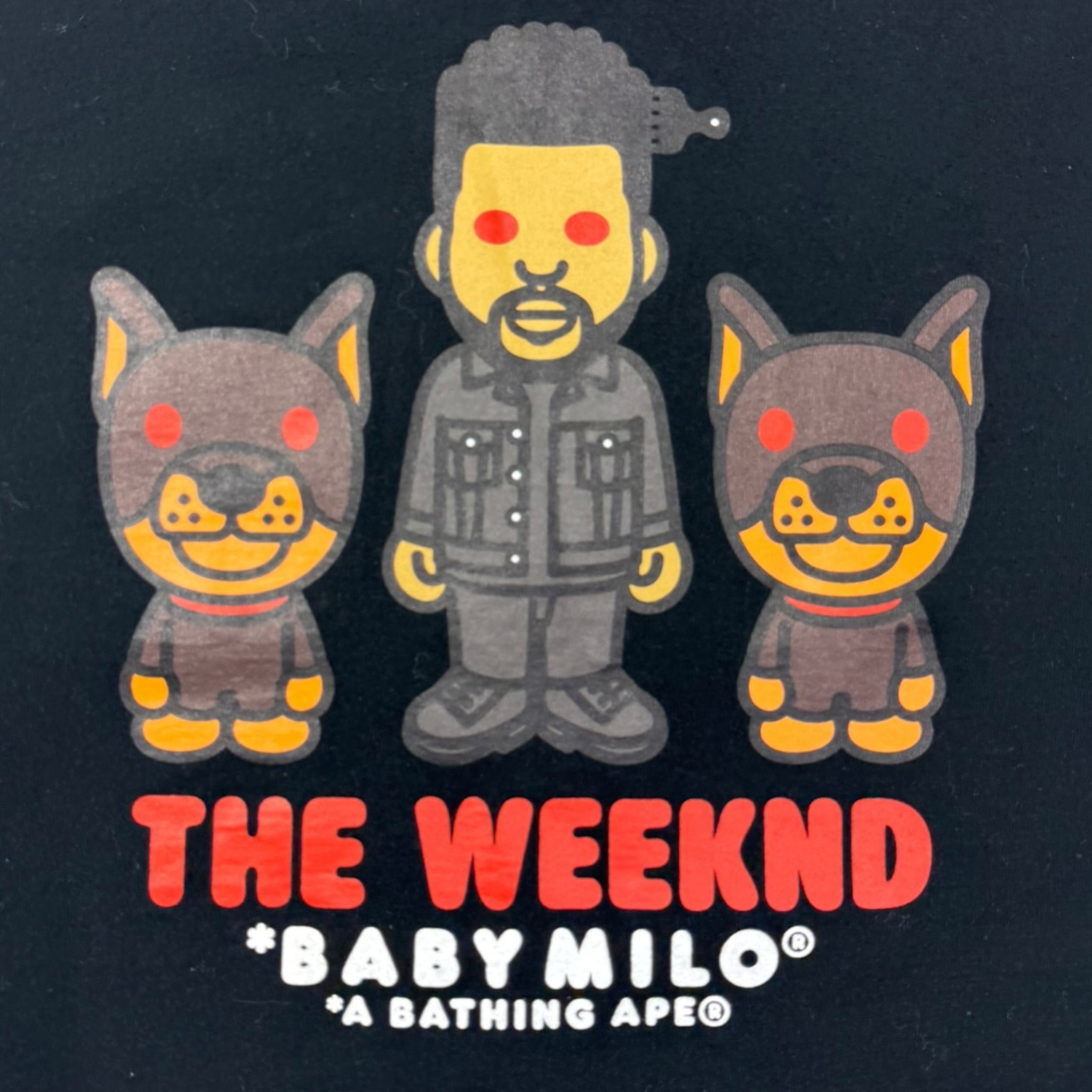 BAPE x XO The Weeknd Long Sleeve T-Shirt Black