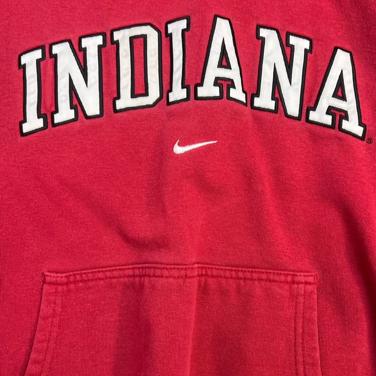 Vintage Nike Indiana Centre Swoosh Hoodie Red