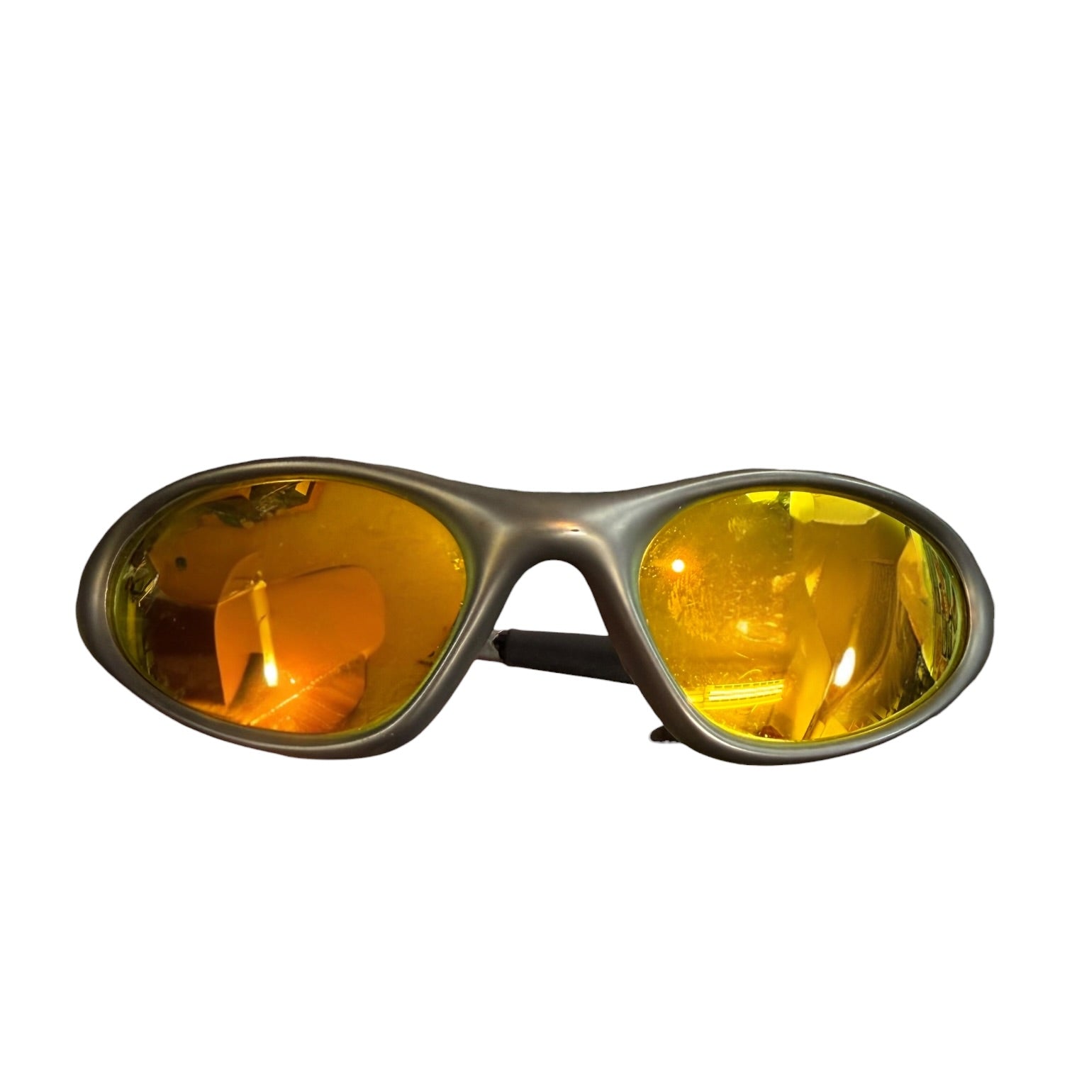 Vintage Y2K Oakley Eyejacket Gunmetal/Orange
