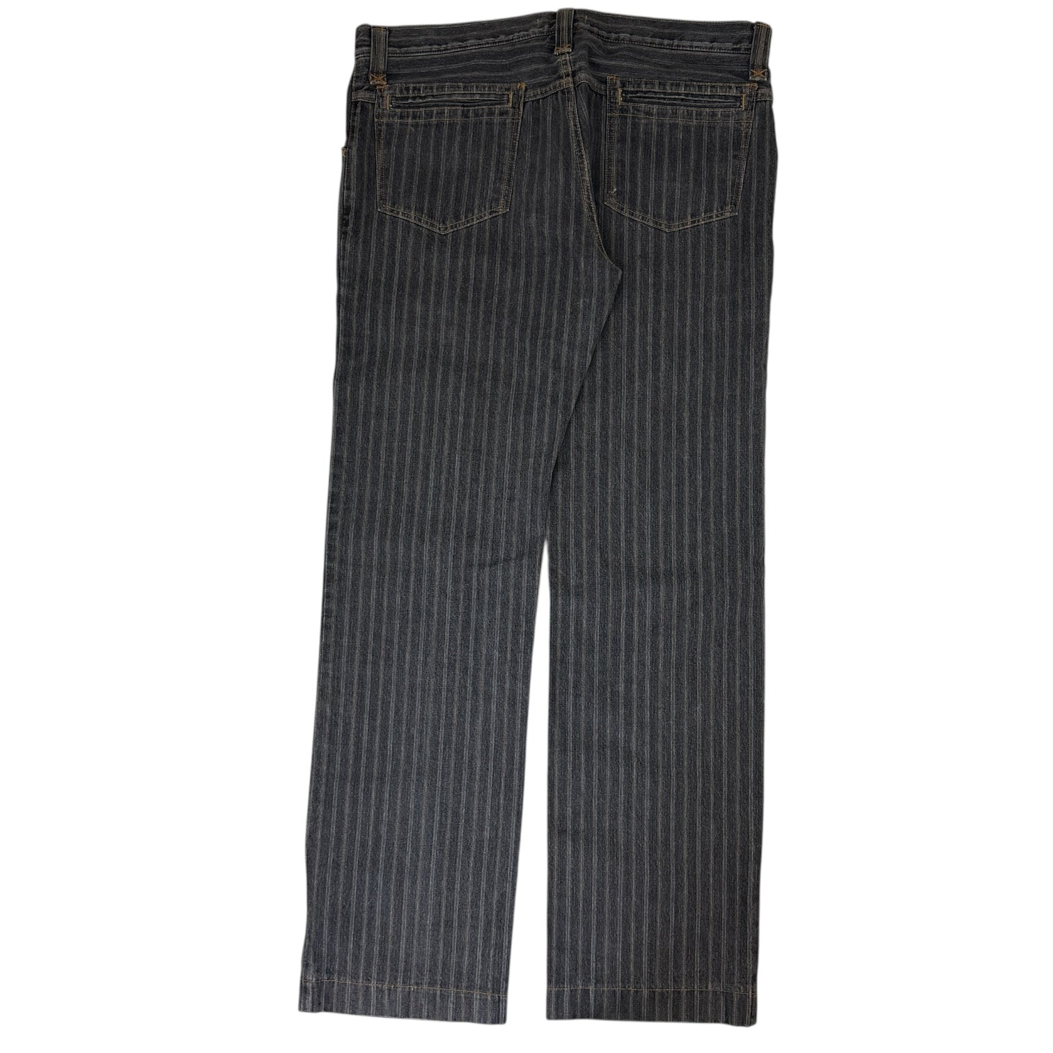 Vintage Dolce & Gabbana Pinstripe Denim Grey