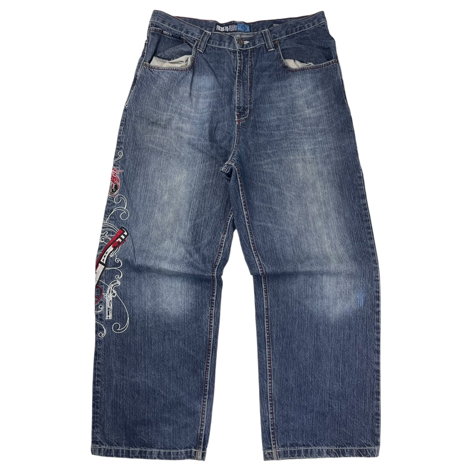 Vintage Y2K Focus70 Jeans Denim Bottoms