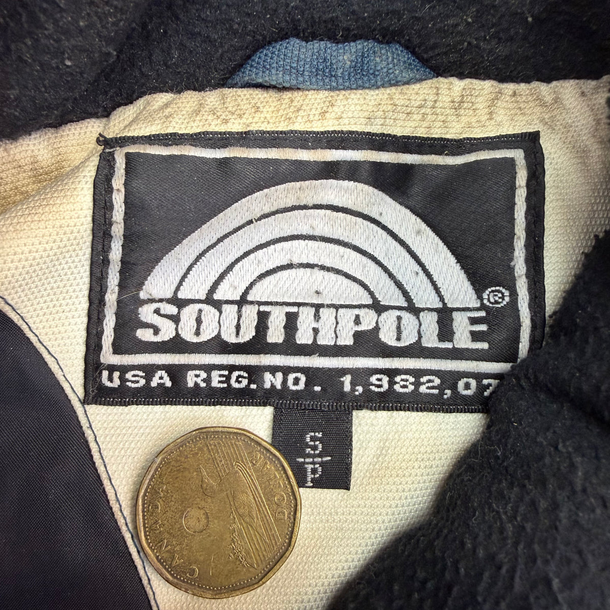 Vintage South Pole Tactical Jacket Blue/White
