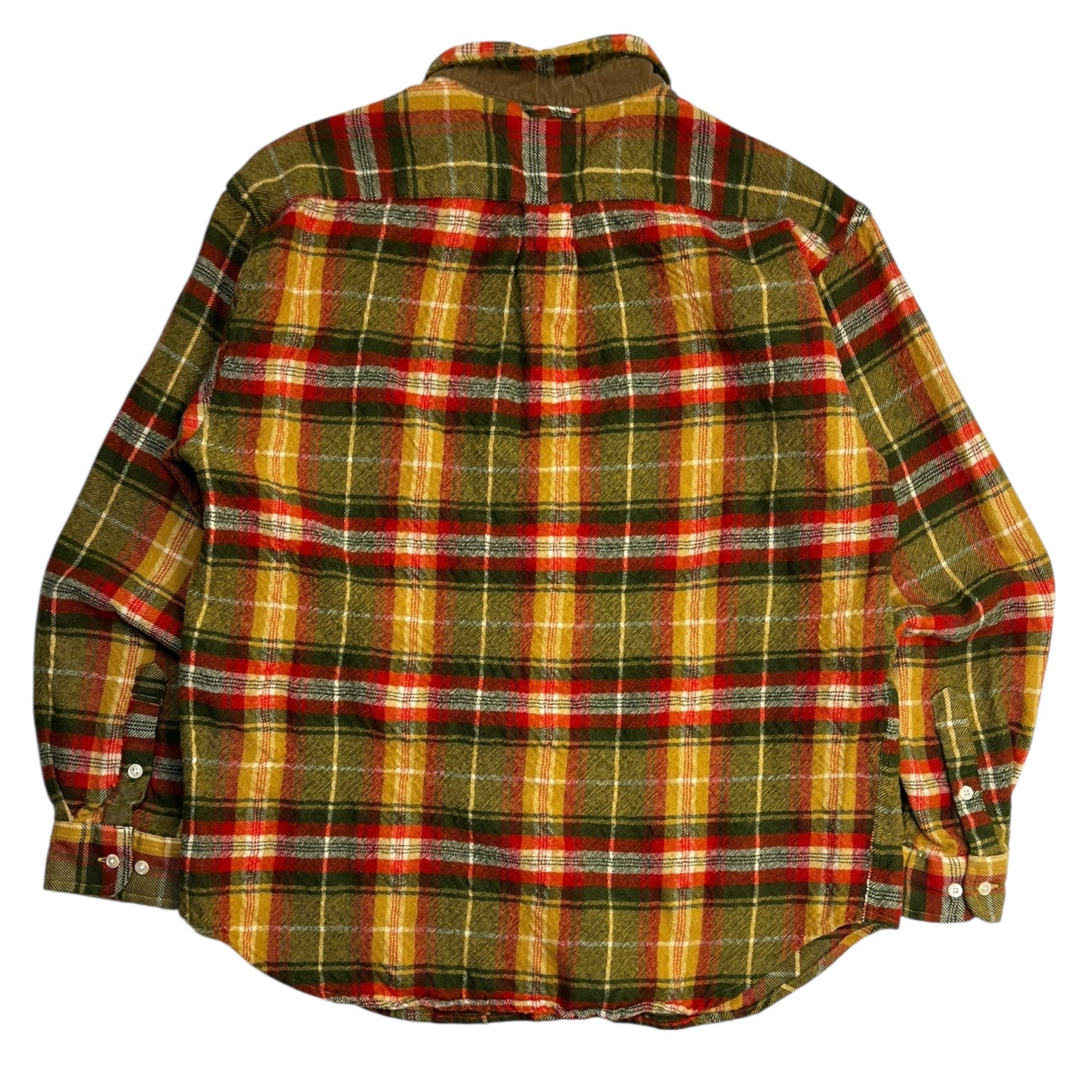 Vintage Tommy Hilfiger Wool Flannel Shirt Moldy Orange