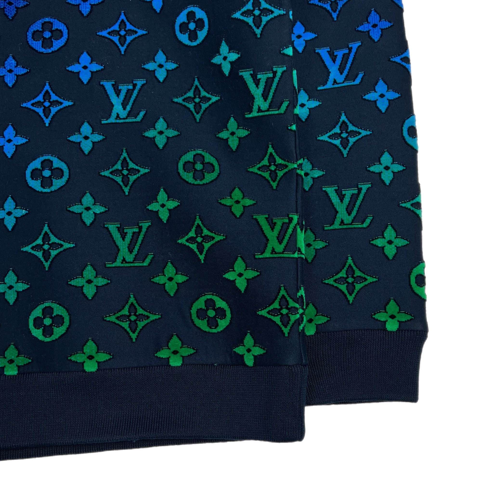 Louis Vuitton Gradient Monogram Fil Coup Virgil Abloh Crewneck