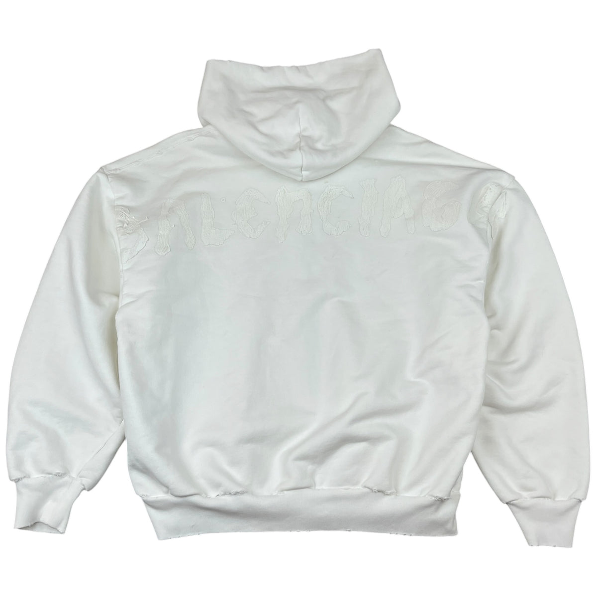 (W) Balenciaga Back Zip-Up Hoodie