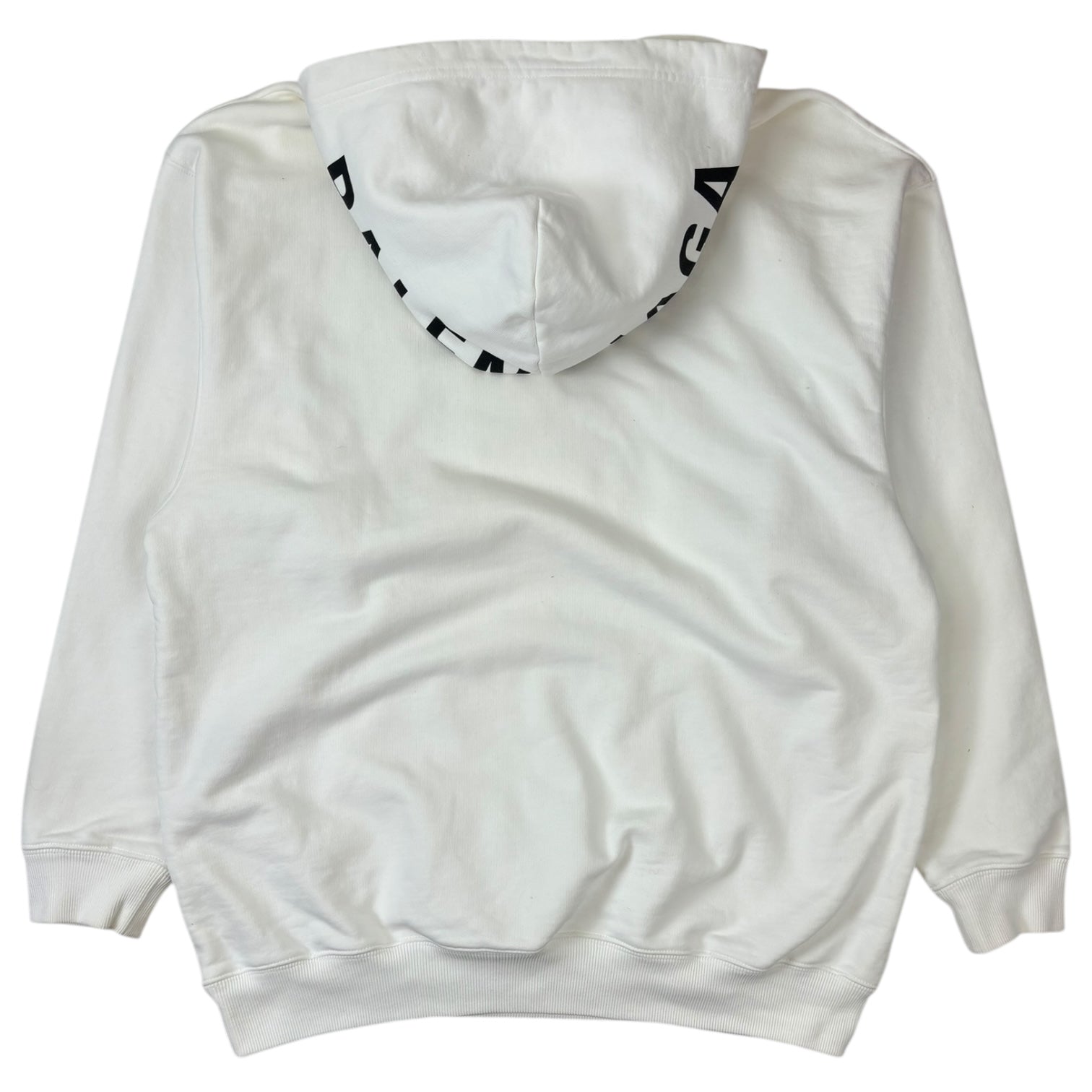 Balenciaga Archetype Logo Hoodie White