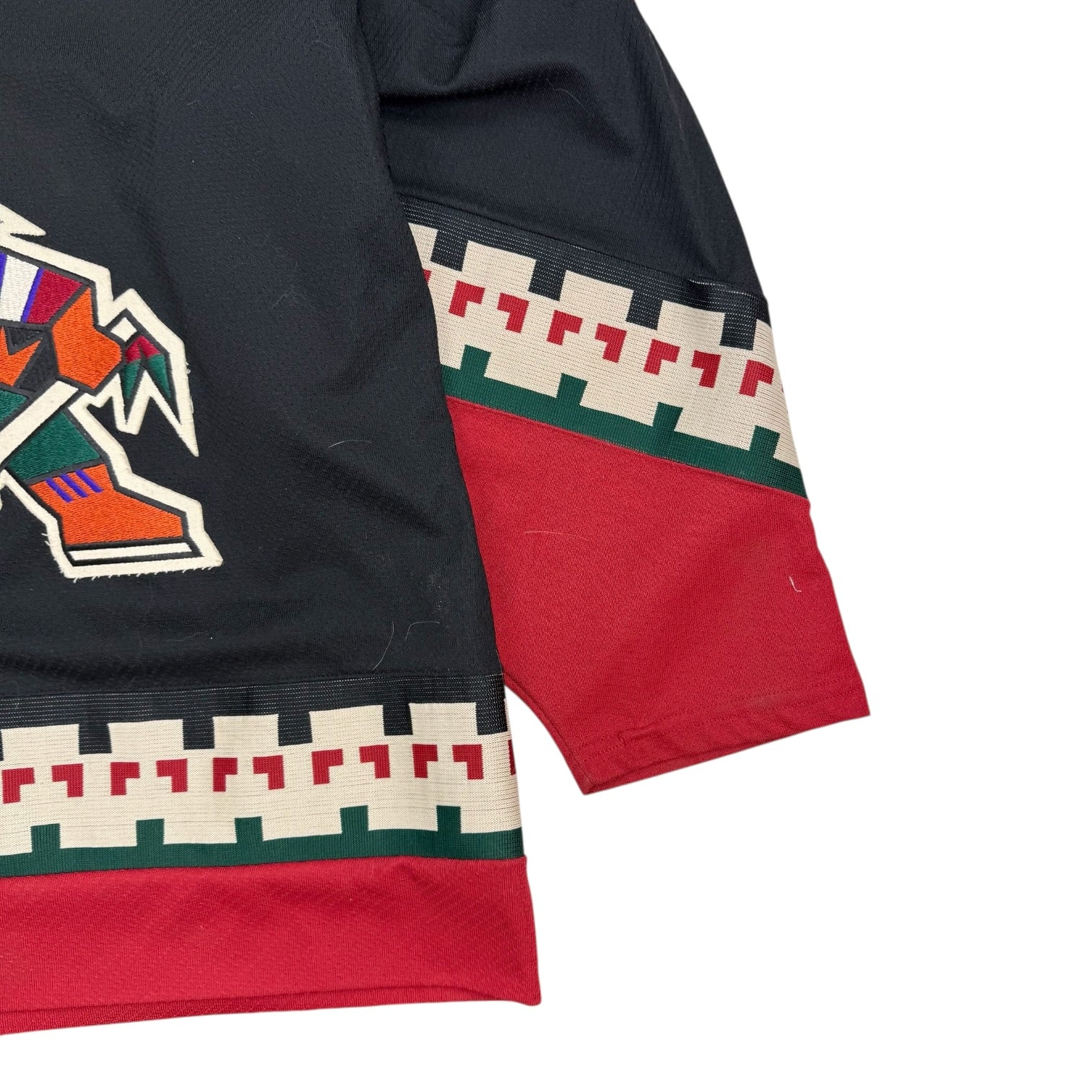 Vintage CCM Phoenix Coyotes Kachina Jersey Black/Maroon