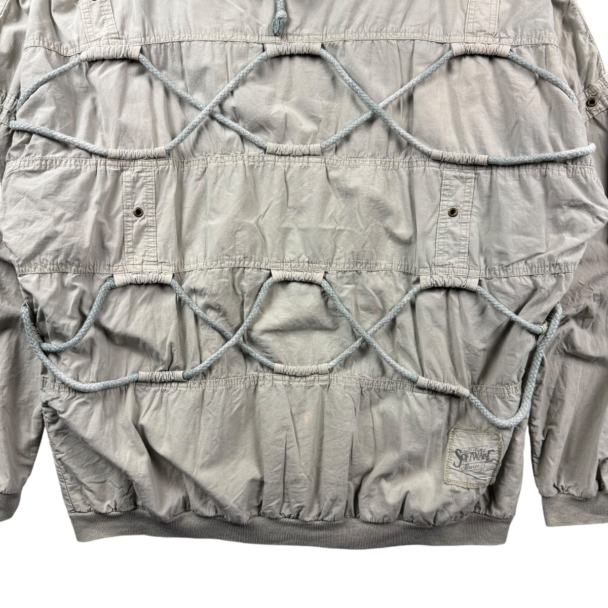 Vintage Santana Softwear Cargo Style Windbreaker Tan