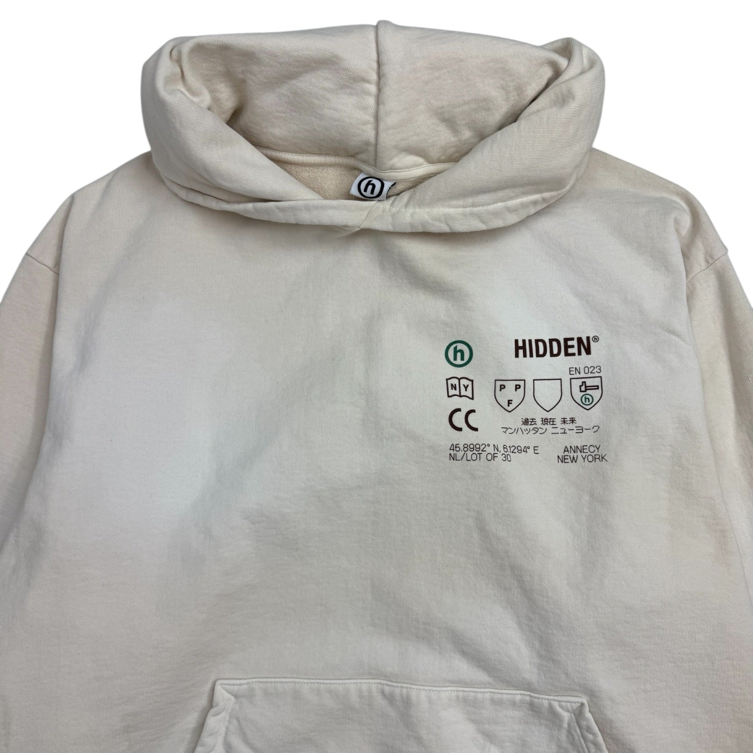Hidden NY Logo Cloud Camo Vintage Wash Hoodie