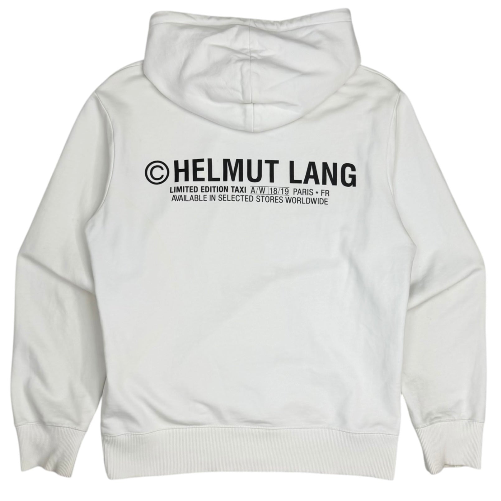 Helmut Lang Taxi Hoodie White