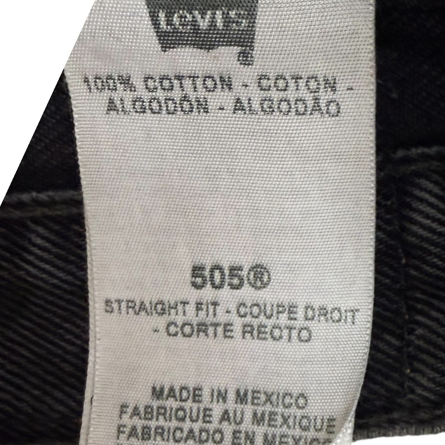 Vintage Levi’s 505 Denim Pants Black