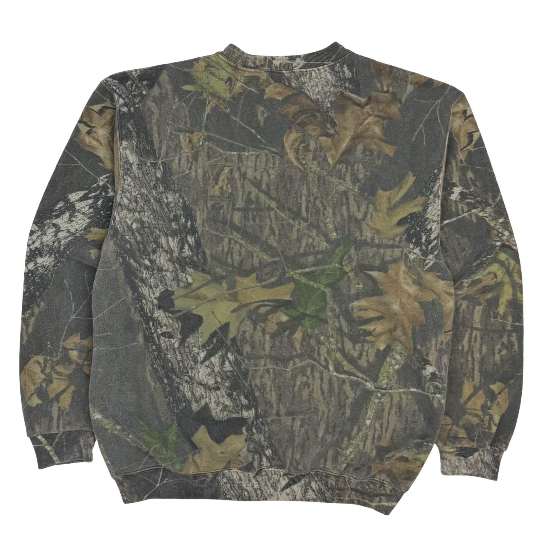 Vintage Mossy Oak Field Staff Crewneck Camo