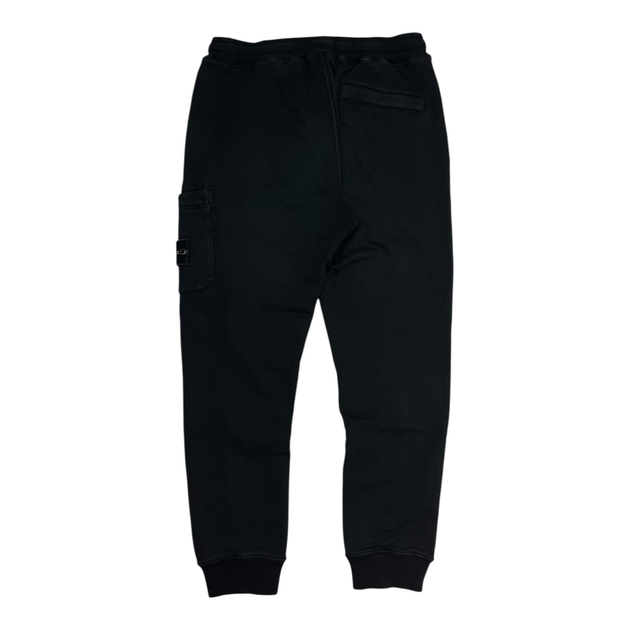 Stone Island Compass Badge Cargo Joggers Black