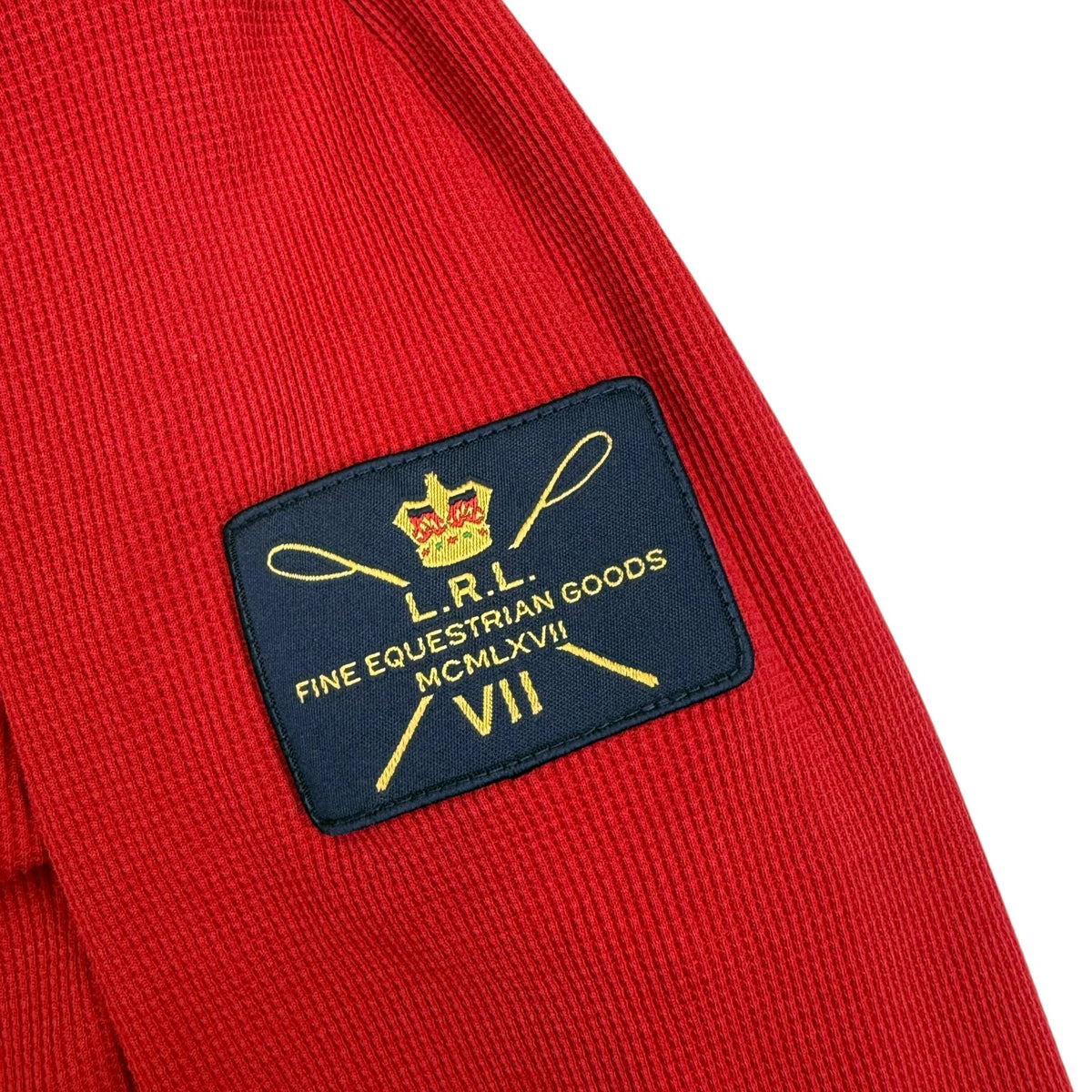 (W) Lauren Ralph Lauren Quarter Zip Sweater Red