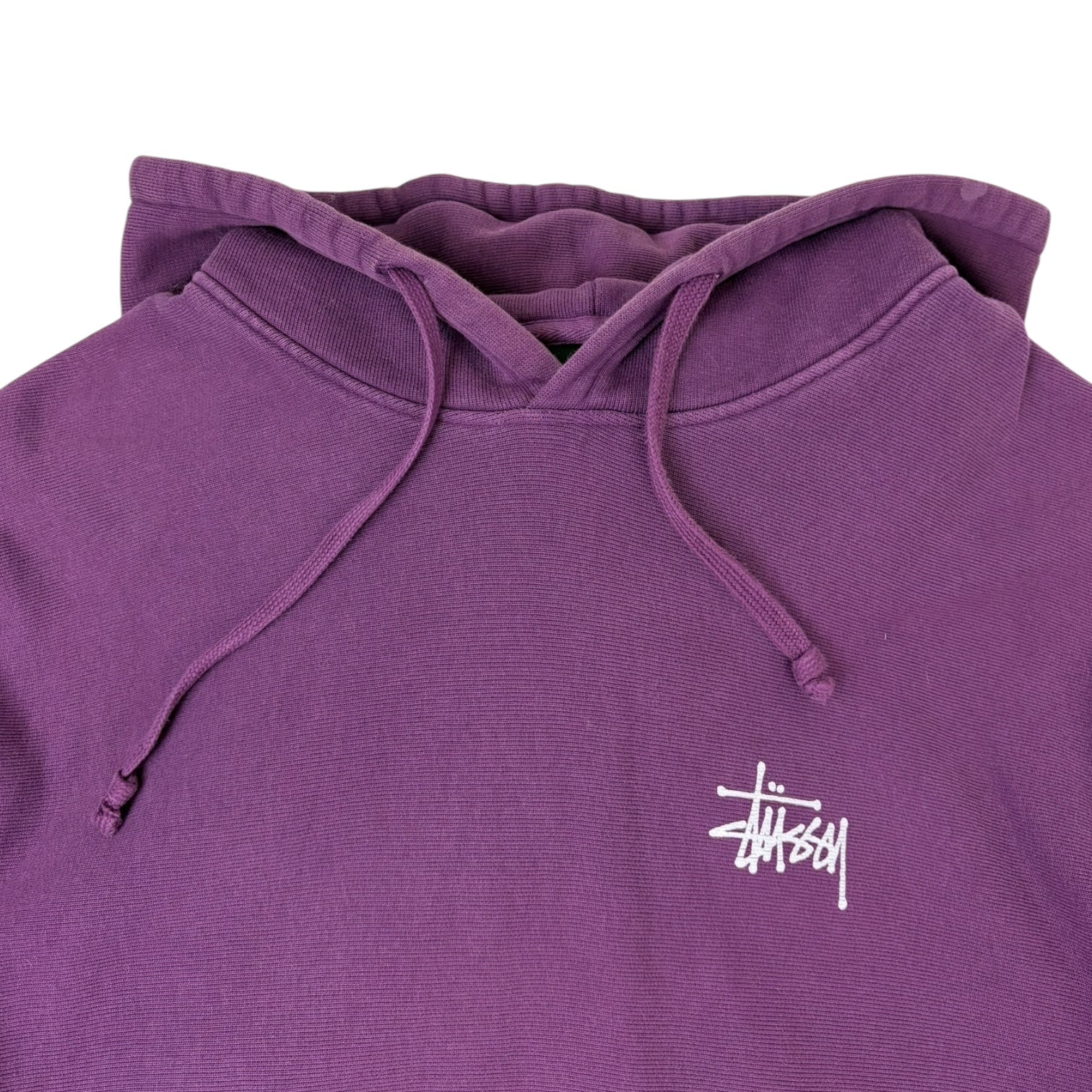 Stussy Basic Pigment Dyed Hoodie Purple