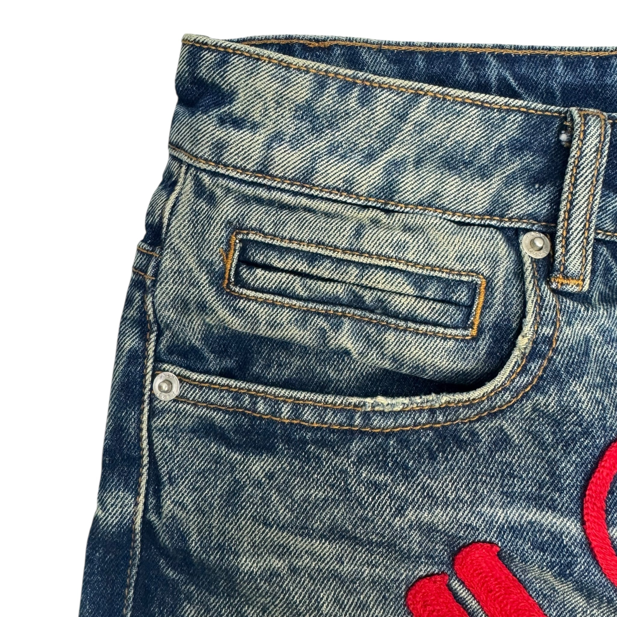 Sicko Born from Pain Chainstitched Denim