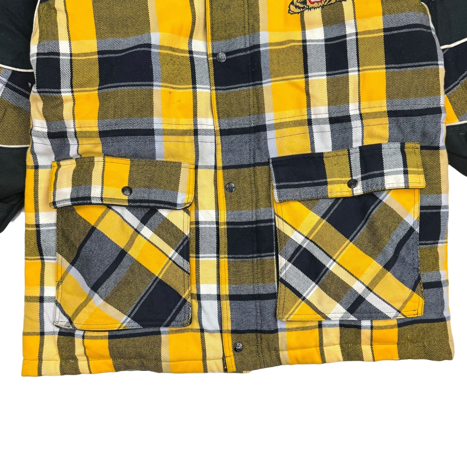 Vintage Grambling State Tigers Football Insulated Jacket Black/Yellow