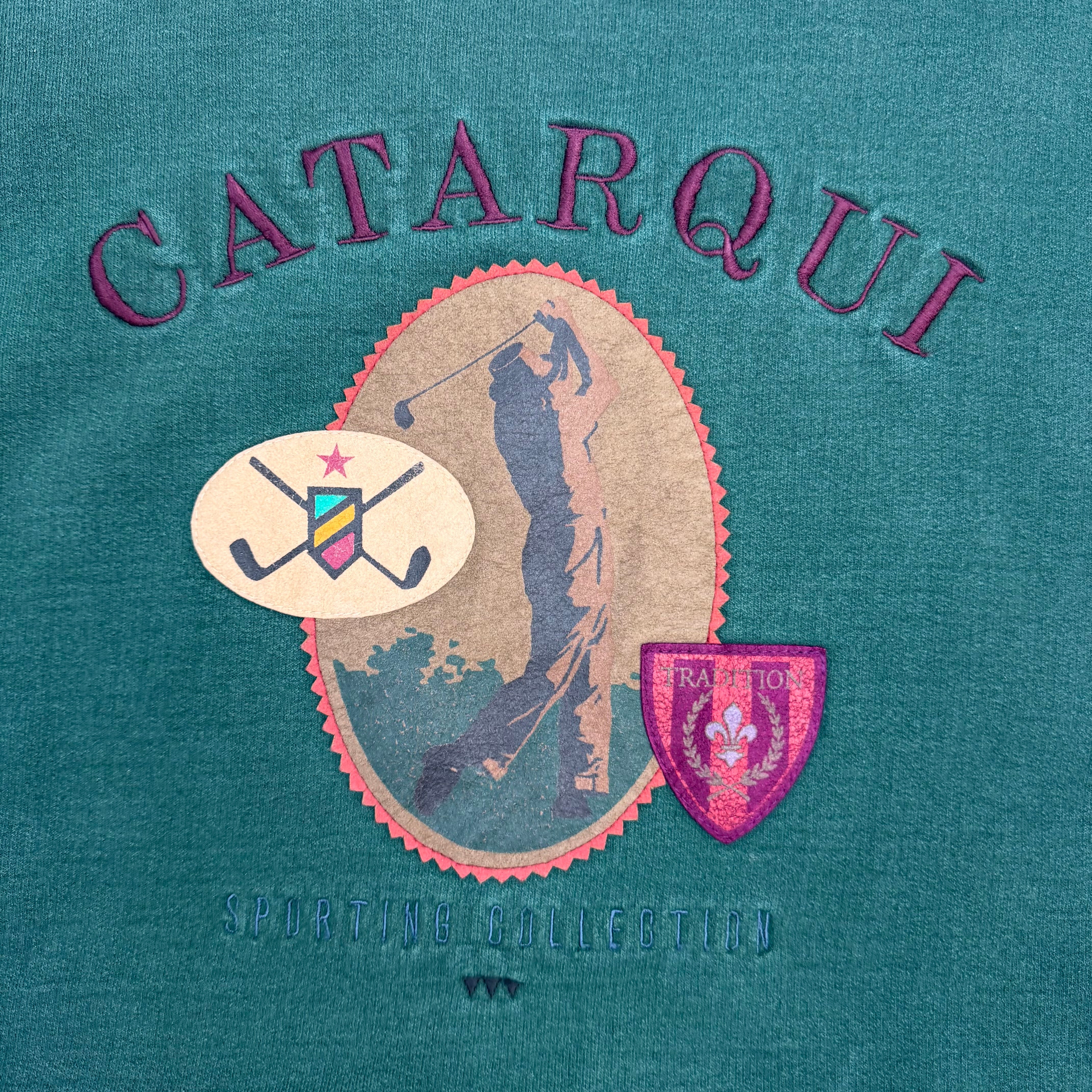 Vintage Catarqui Sporting Collection Crewneck Green