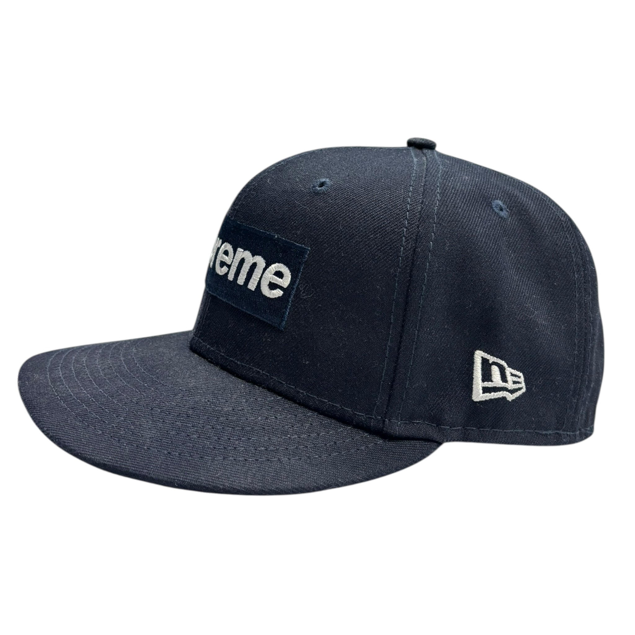 Supreme New Era Box Logo Opening Day 2021 Fitted Navy