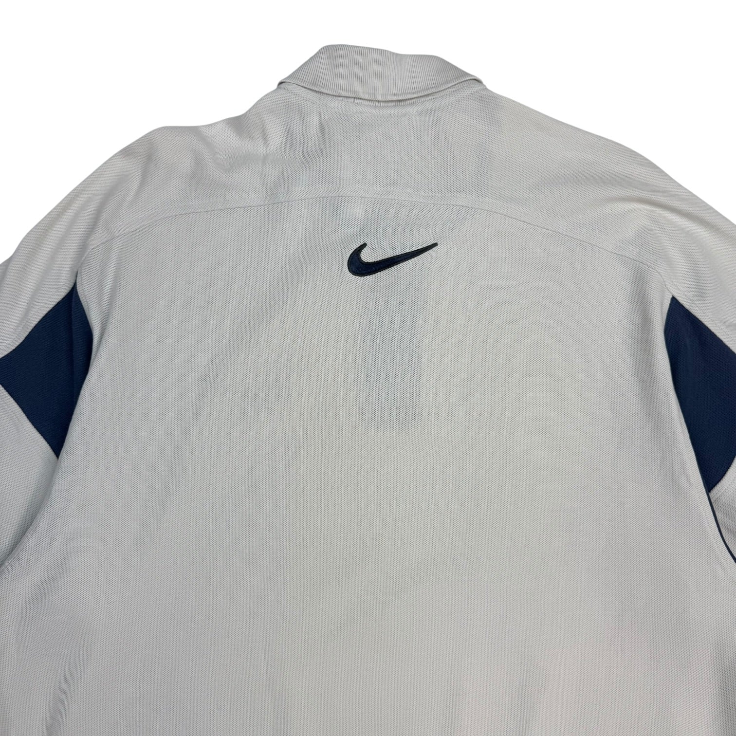 Vintage Nike Golf Polo Shirt White/Blue