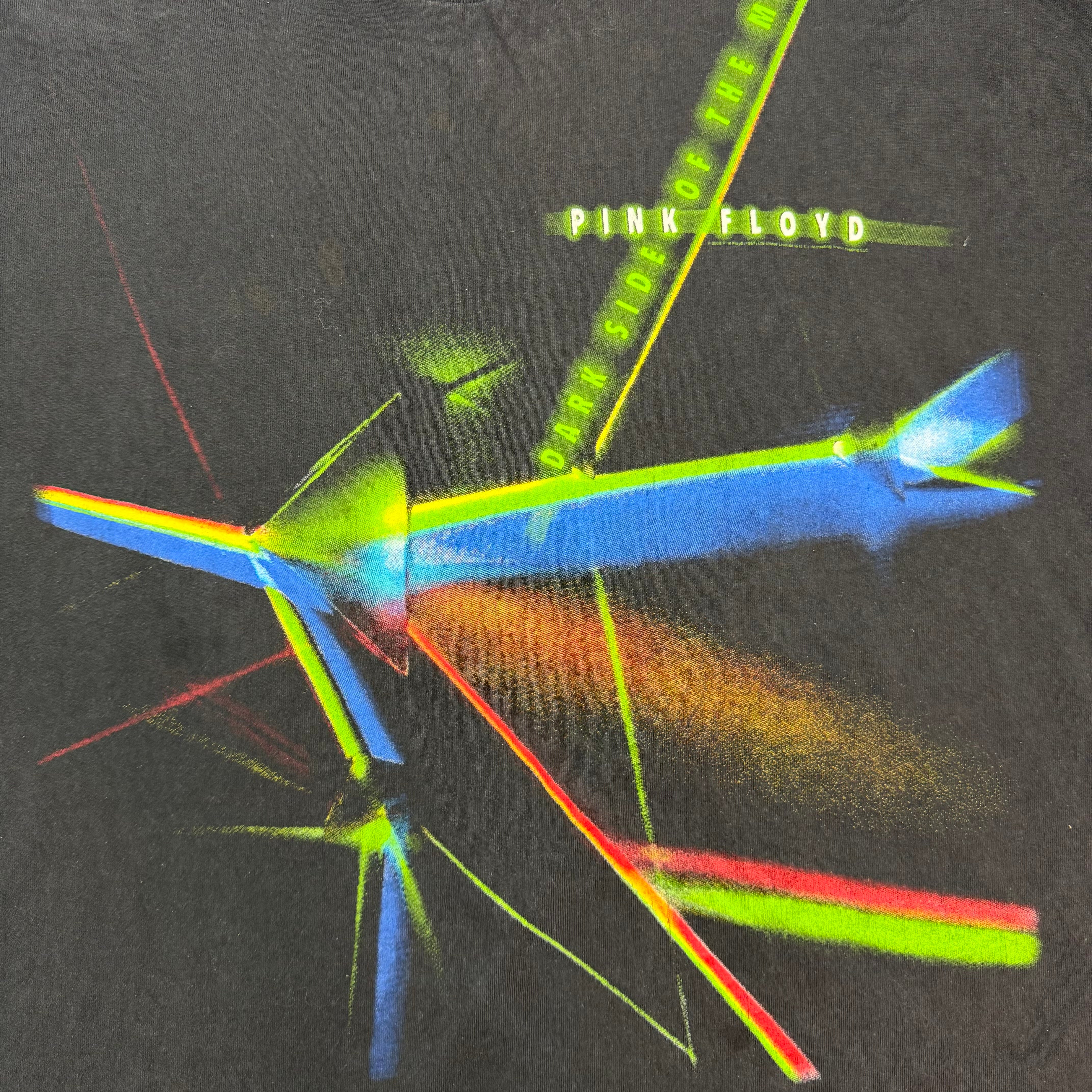 Vintage Pink Floyd Dark Side Of The Moon Tee Black
