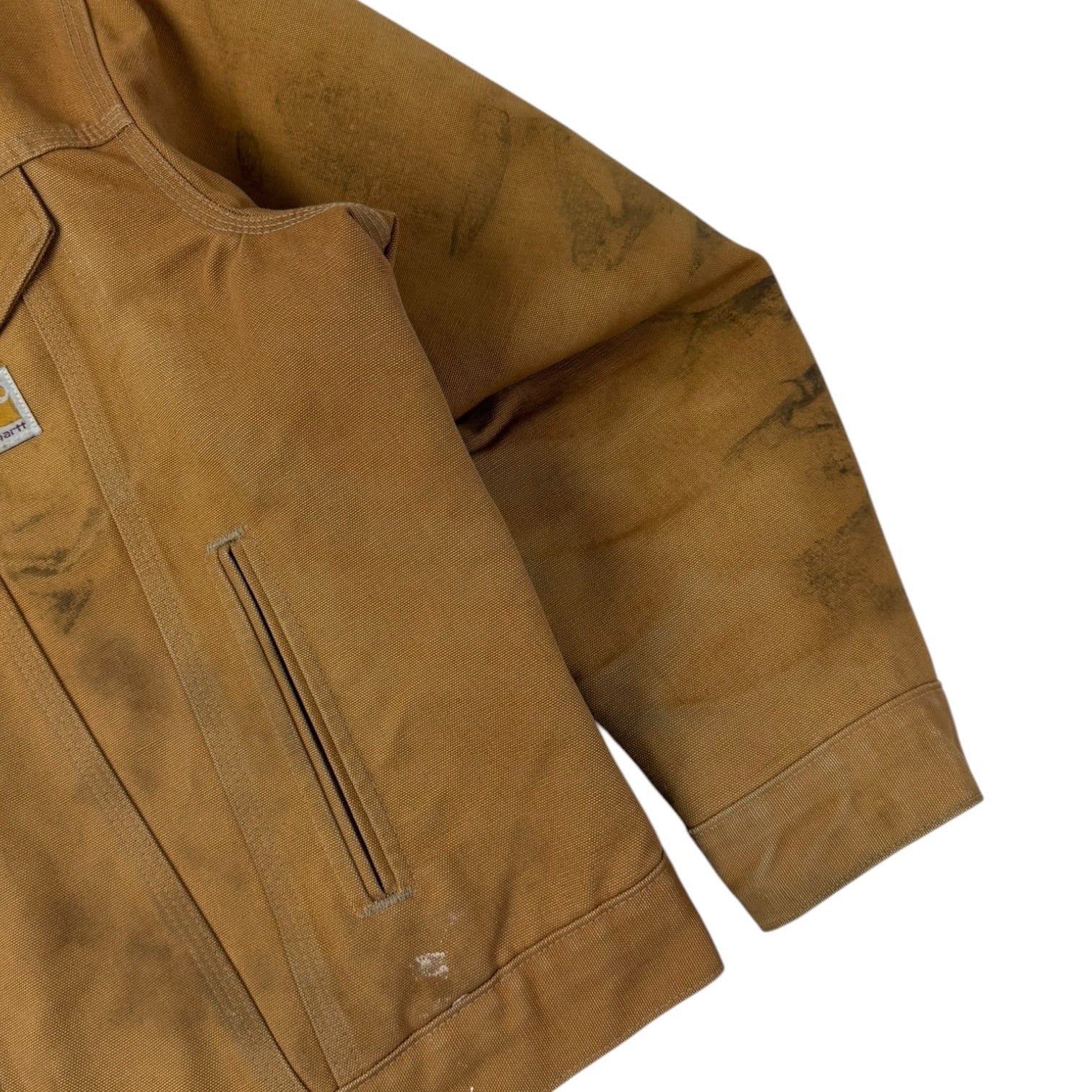Vintage Carhartt Trucker Jacket Dark Tan