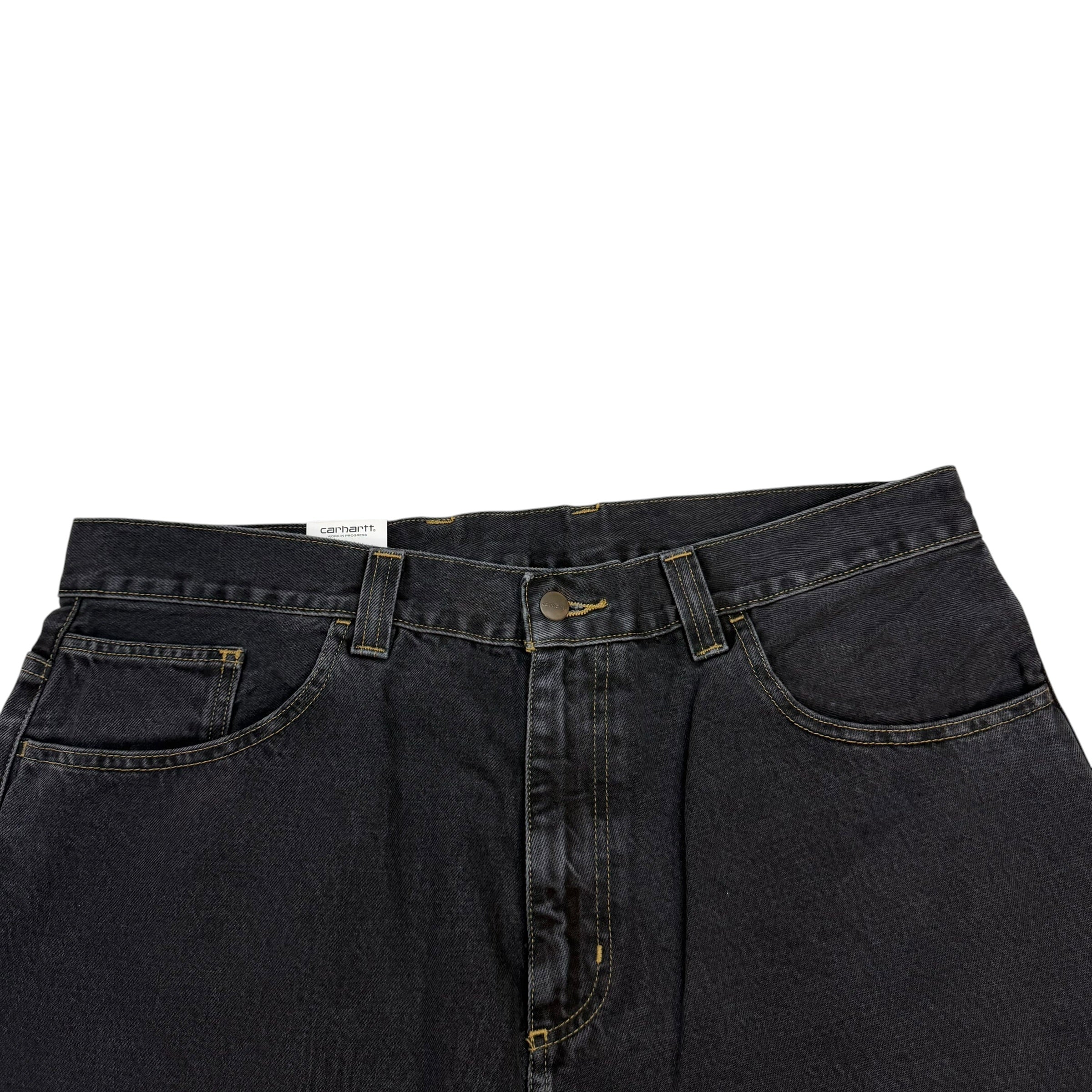 Carhartt WIP Stone Washed Denim Brandon Pant Black