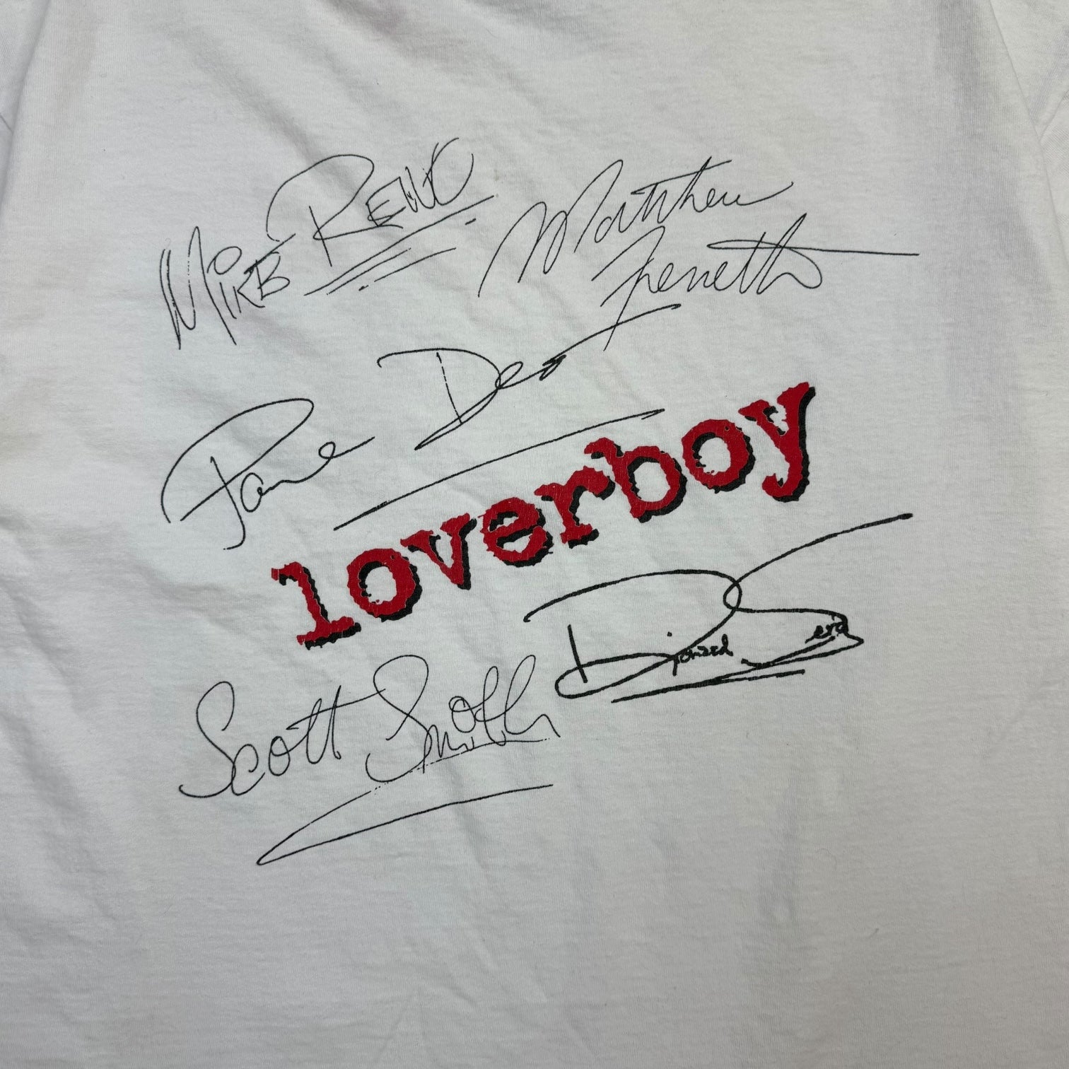 1997 Loverboy Tee White