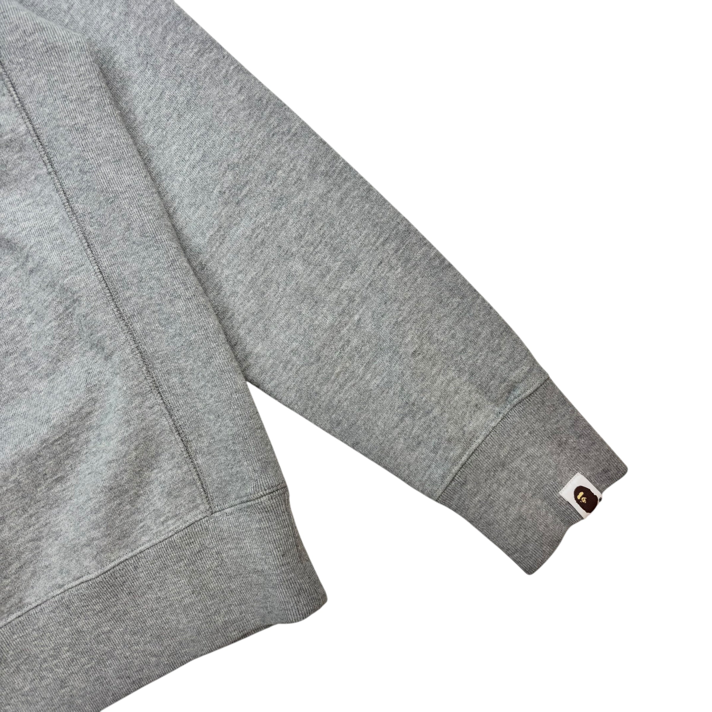 BAPE College Crewneck Grey