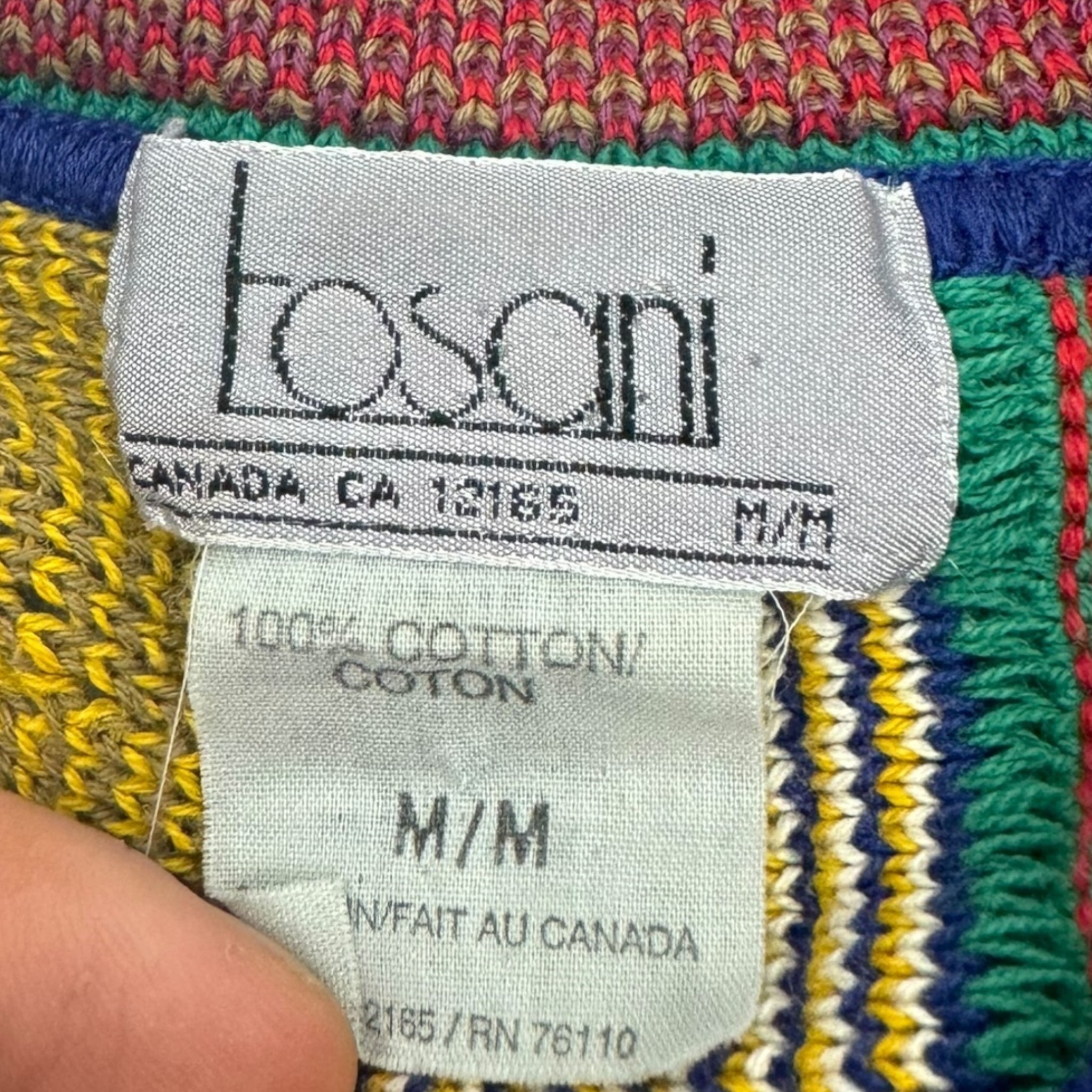 Vintage Tosani Colourful 3D Knit