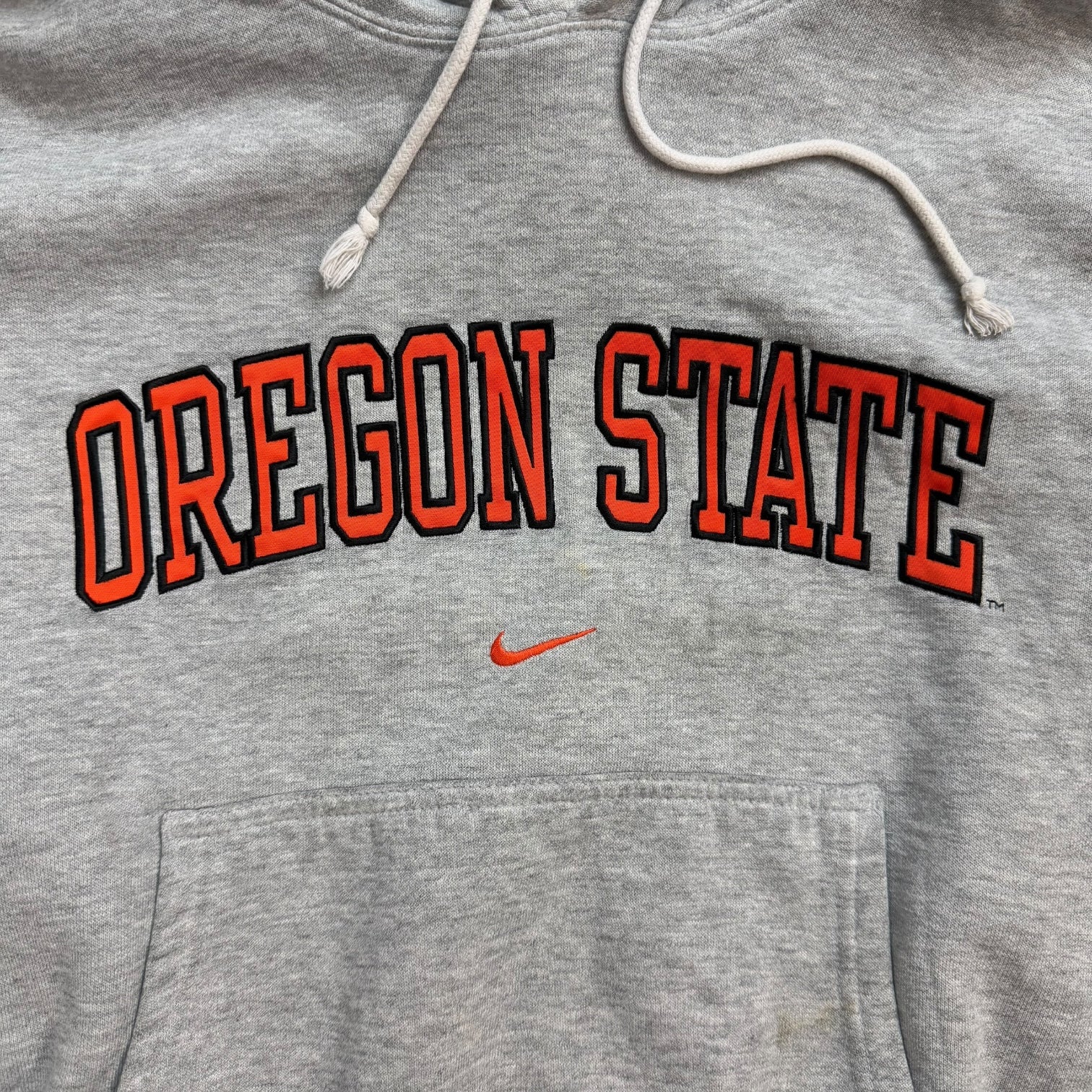 Vintage Nike Oregon State Hoodie Grey