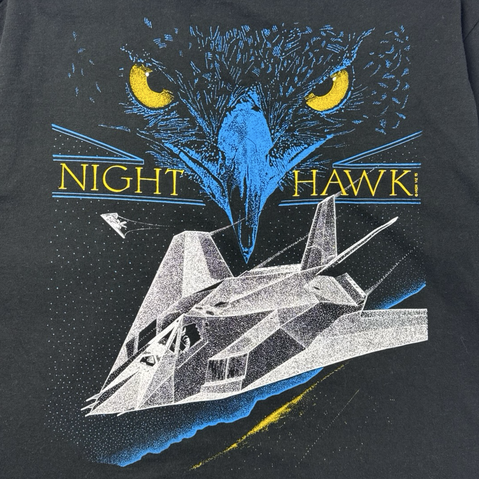 1995 Stealth Bomber Night Hawk Military T-Shirt