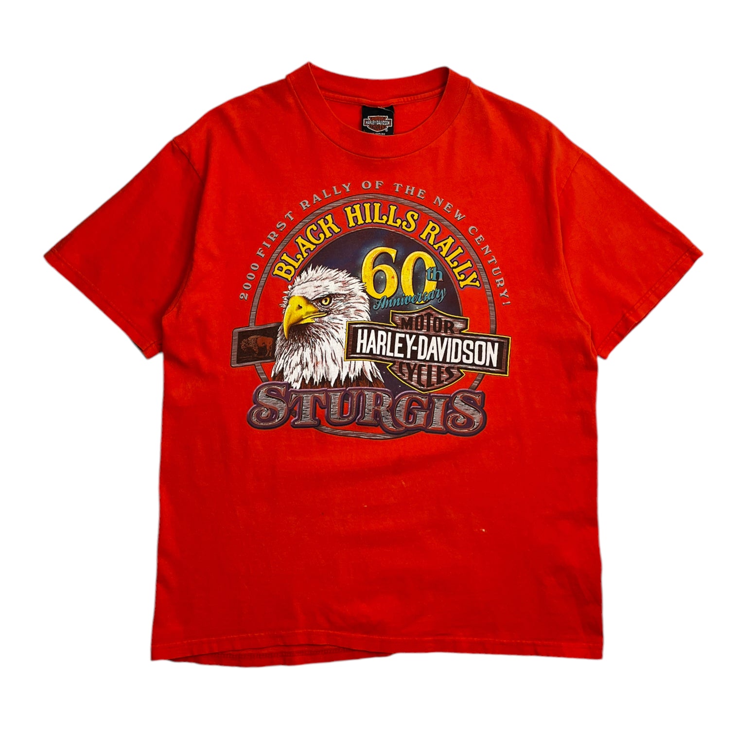 2000 Harley Davidson Black Hills Rally 60th Anniversary T-Shirt