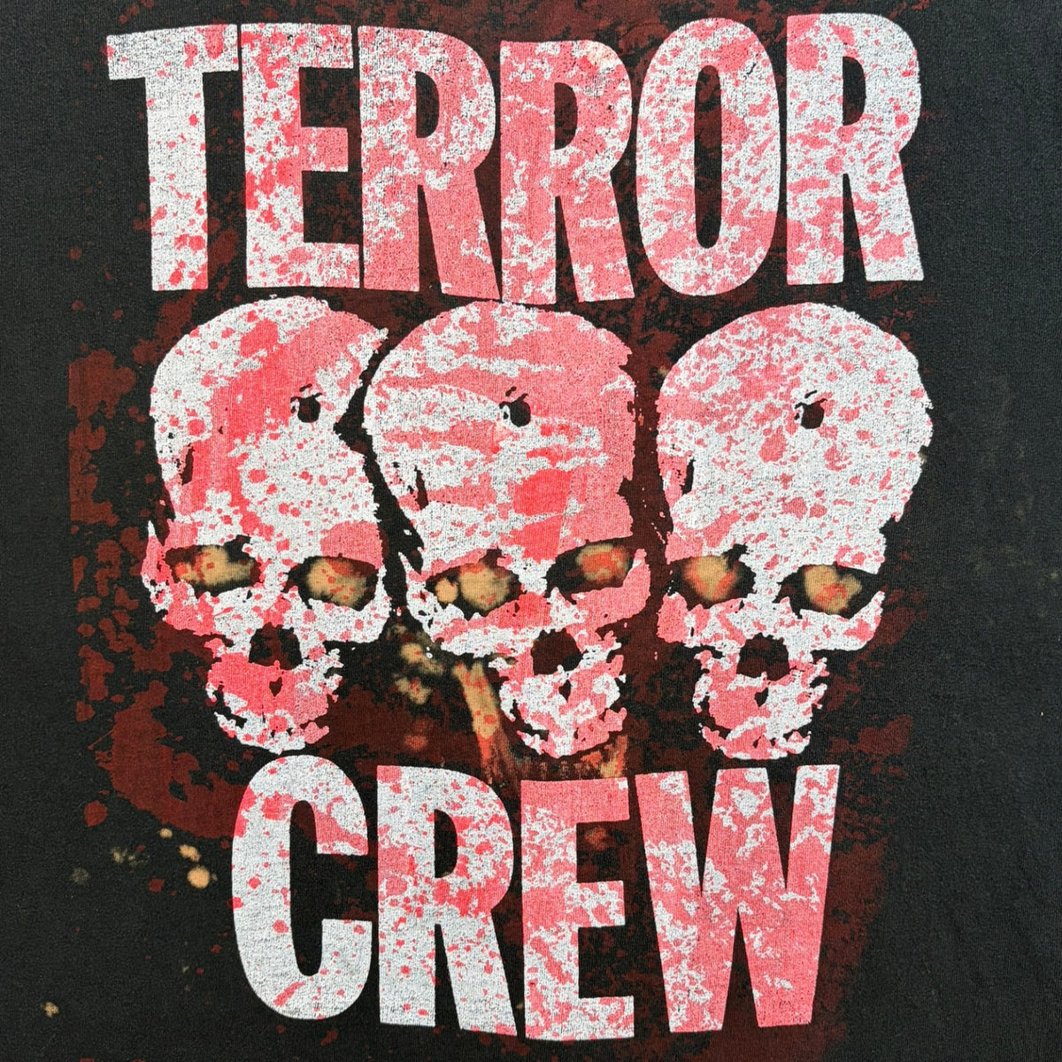 Vintage 90’s Custom Terror Crew T-Shirt Black