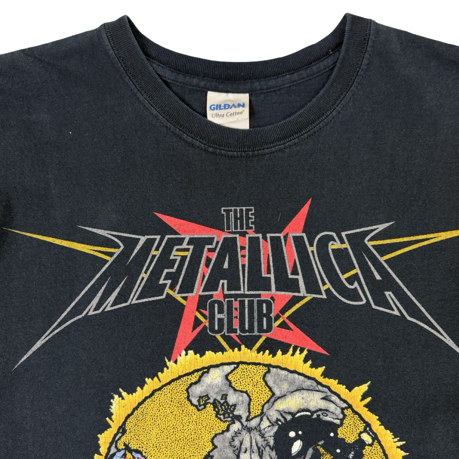 Vintage 2008 Metallica Club T-Shirt Black