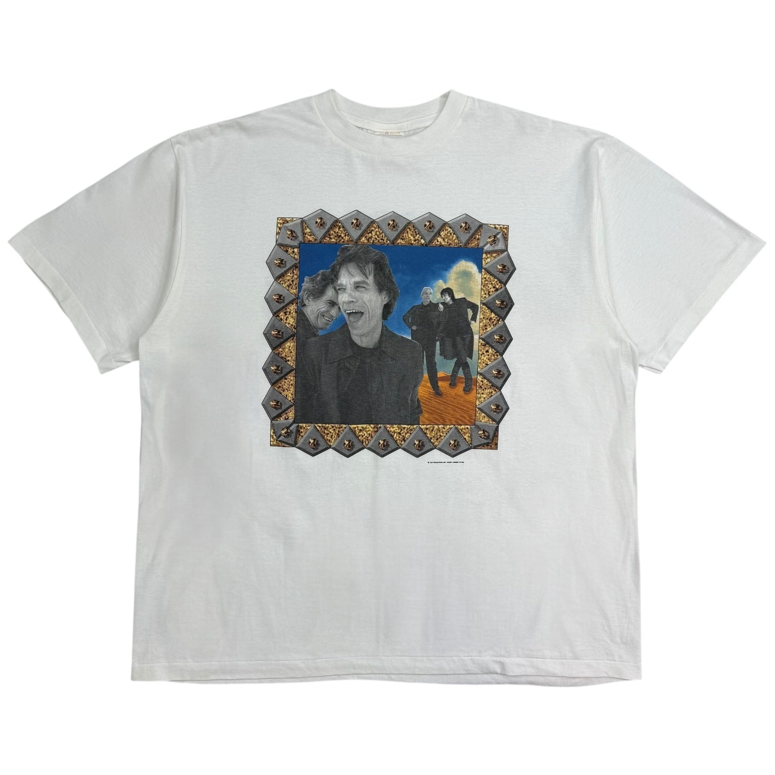 1998 Rolling Stones Bridges To Babylon Tee White