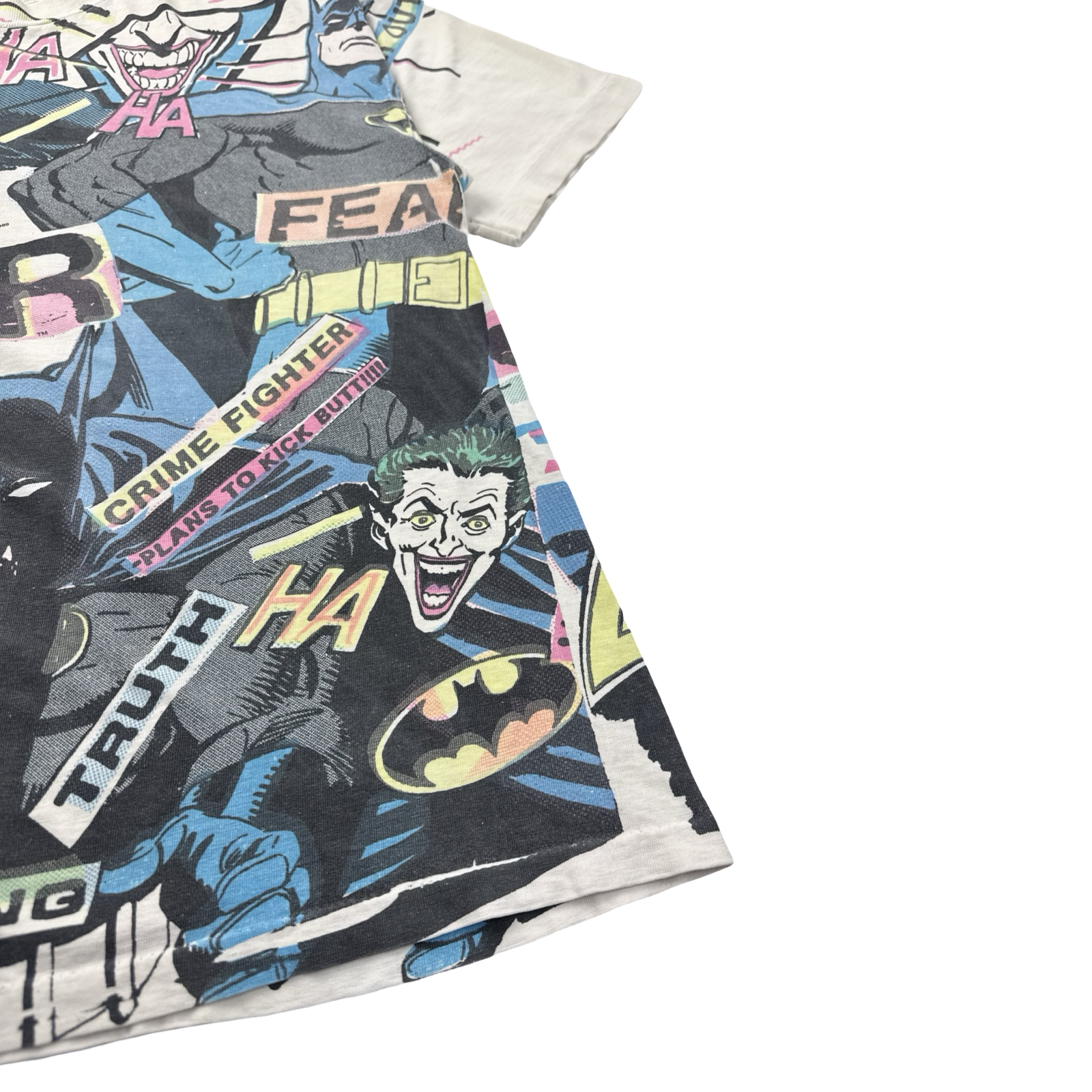1989 Batman & Joker All Over Print Comic T-Shirt