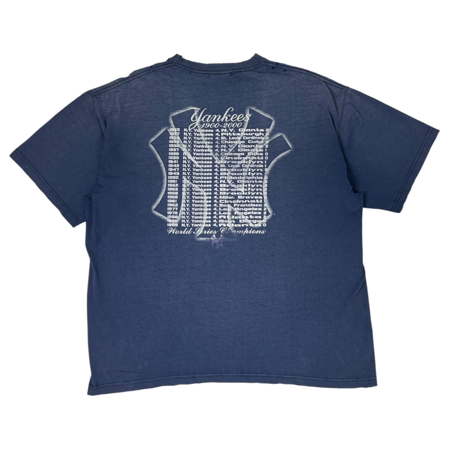Vintage Majestic New York Yankees T-Shirt “Century of Greatness” Navy